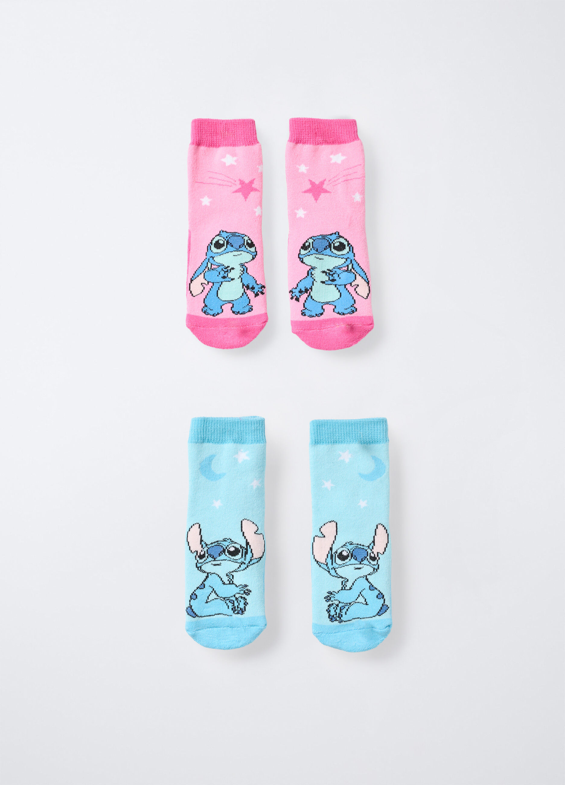 Pack 2 calze antiscivolo Disney in spugna misto cotone _0