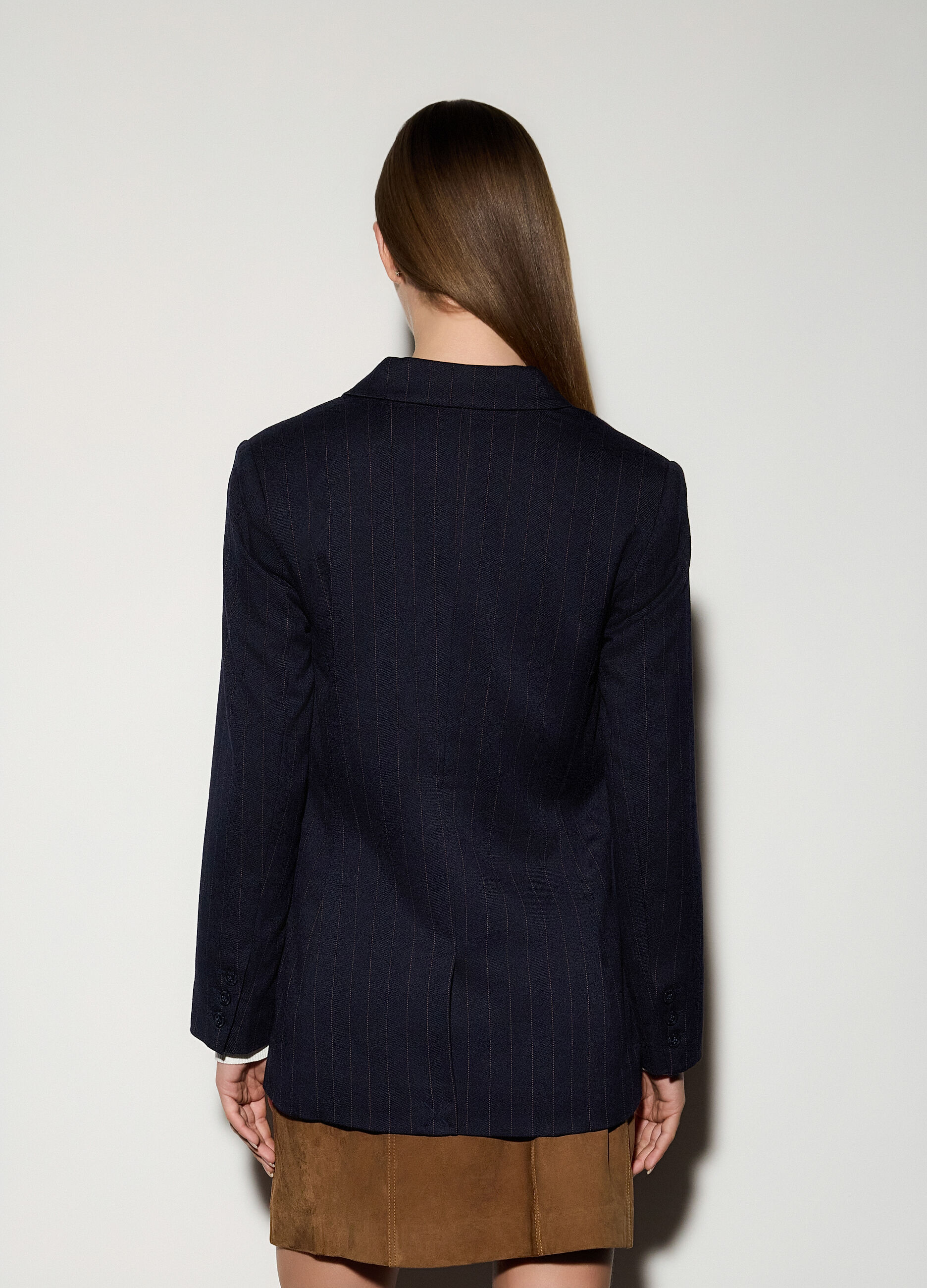 Blazer doppiopetto stretch donna_2