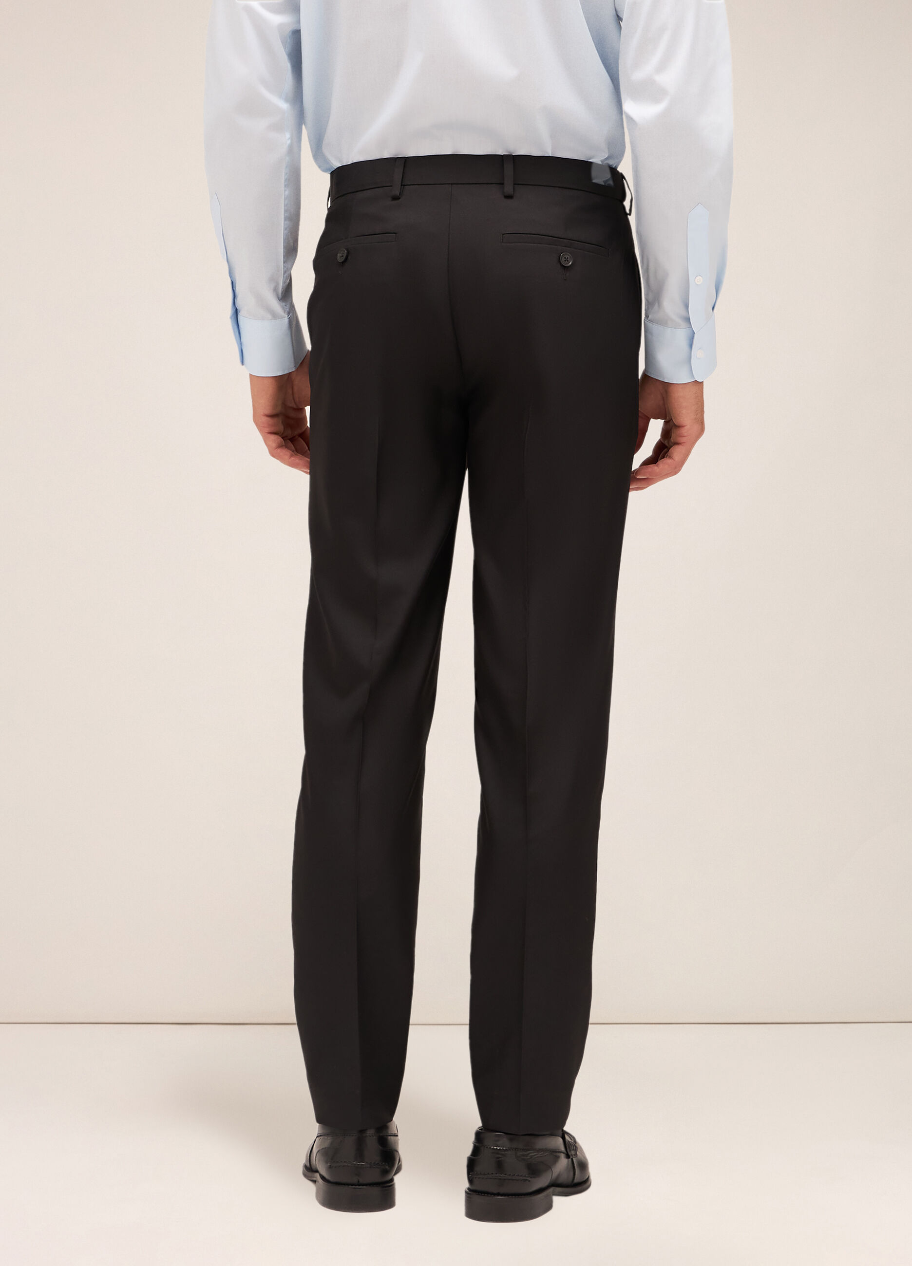 Pantaloni slim fit in tessuto tecnico uomo_1