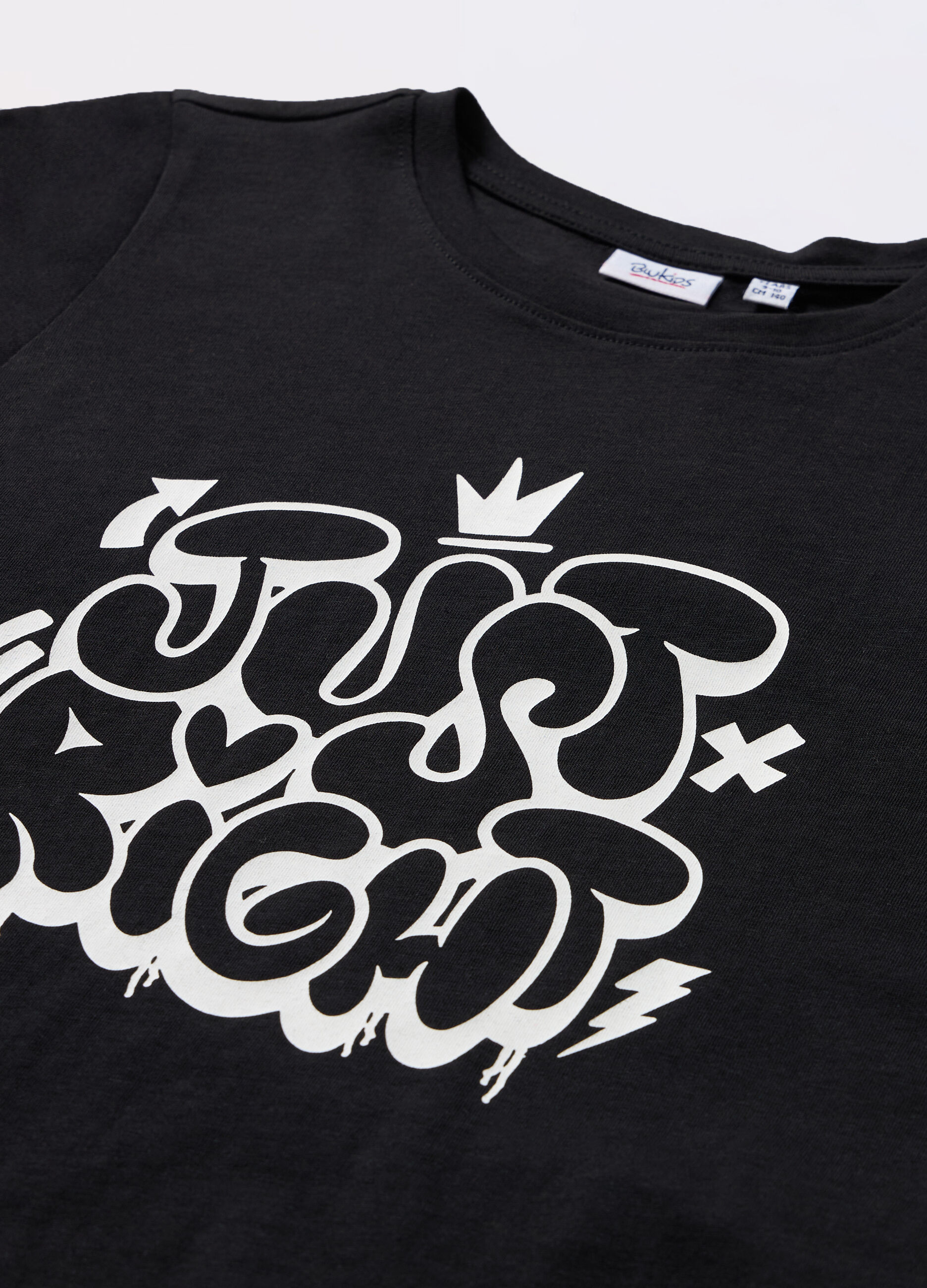 T-shirt in jersey di puro cotone ragazza_1