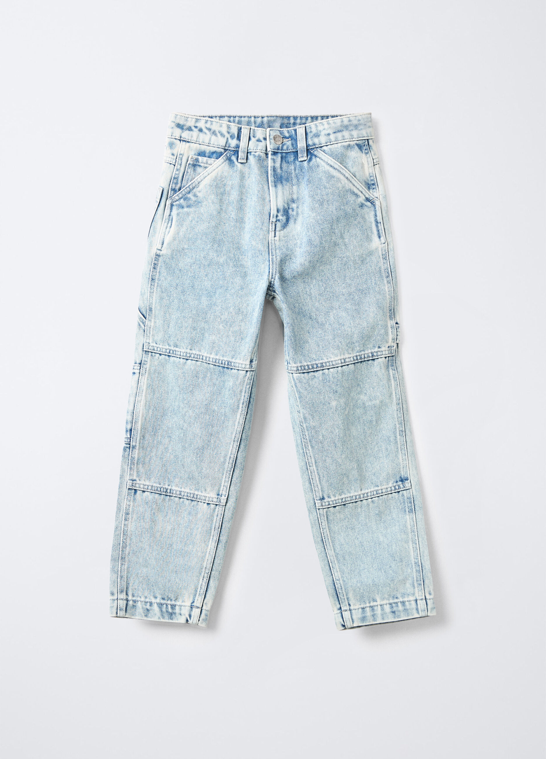 Pantaloni in denim misto cotone Fit Comfort ragazzo_0