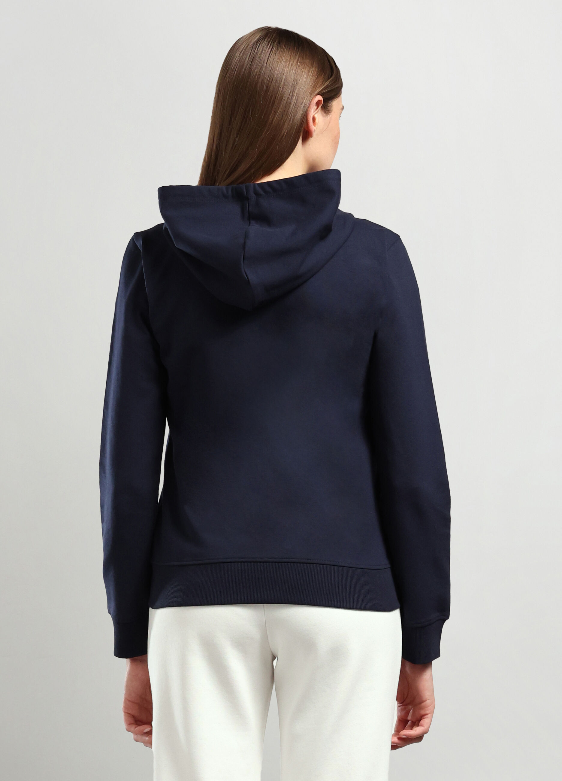 Felpa in misto cotone stretch donna_1