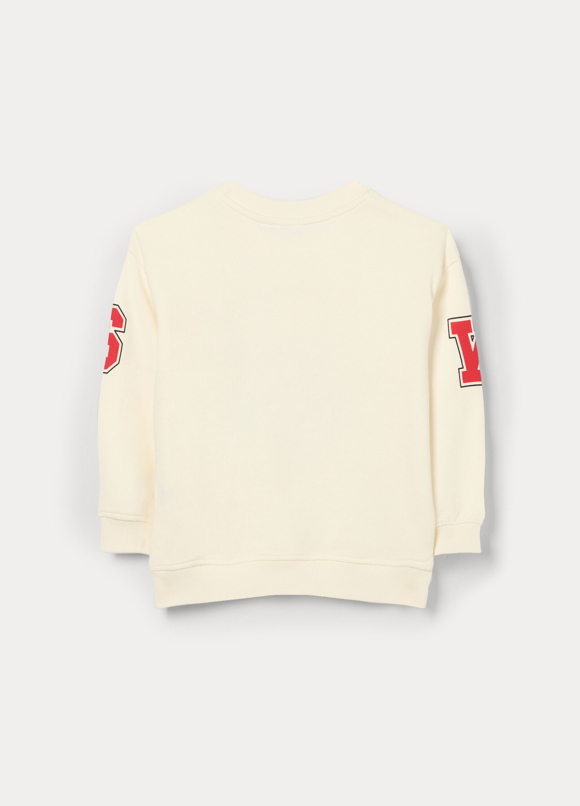 Felpa girocollo in french terry di puro cotone bambino_1