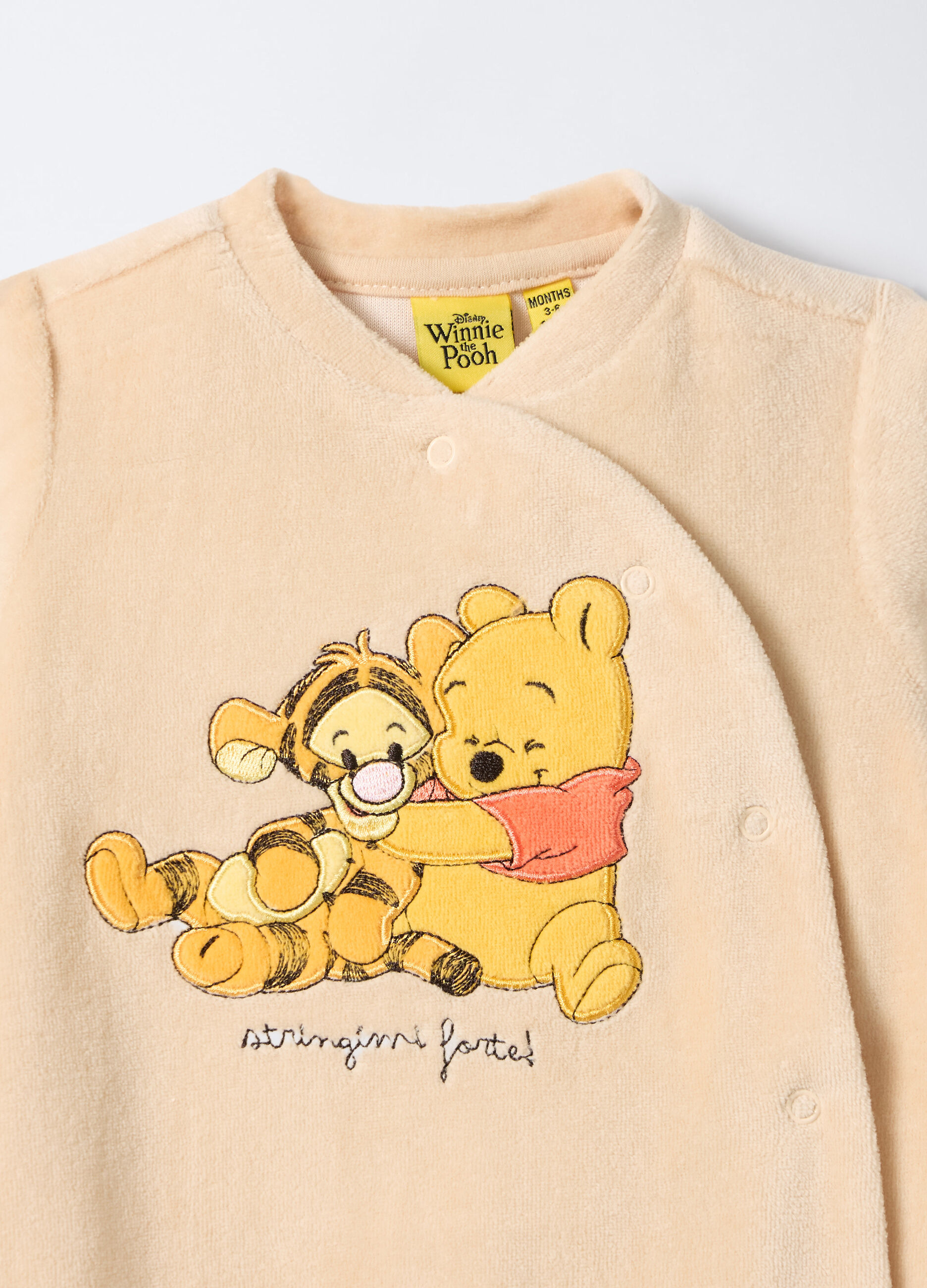 Pigiama Disney incrociato misto cotone velour _2