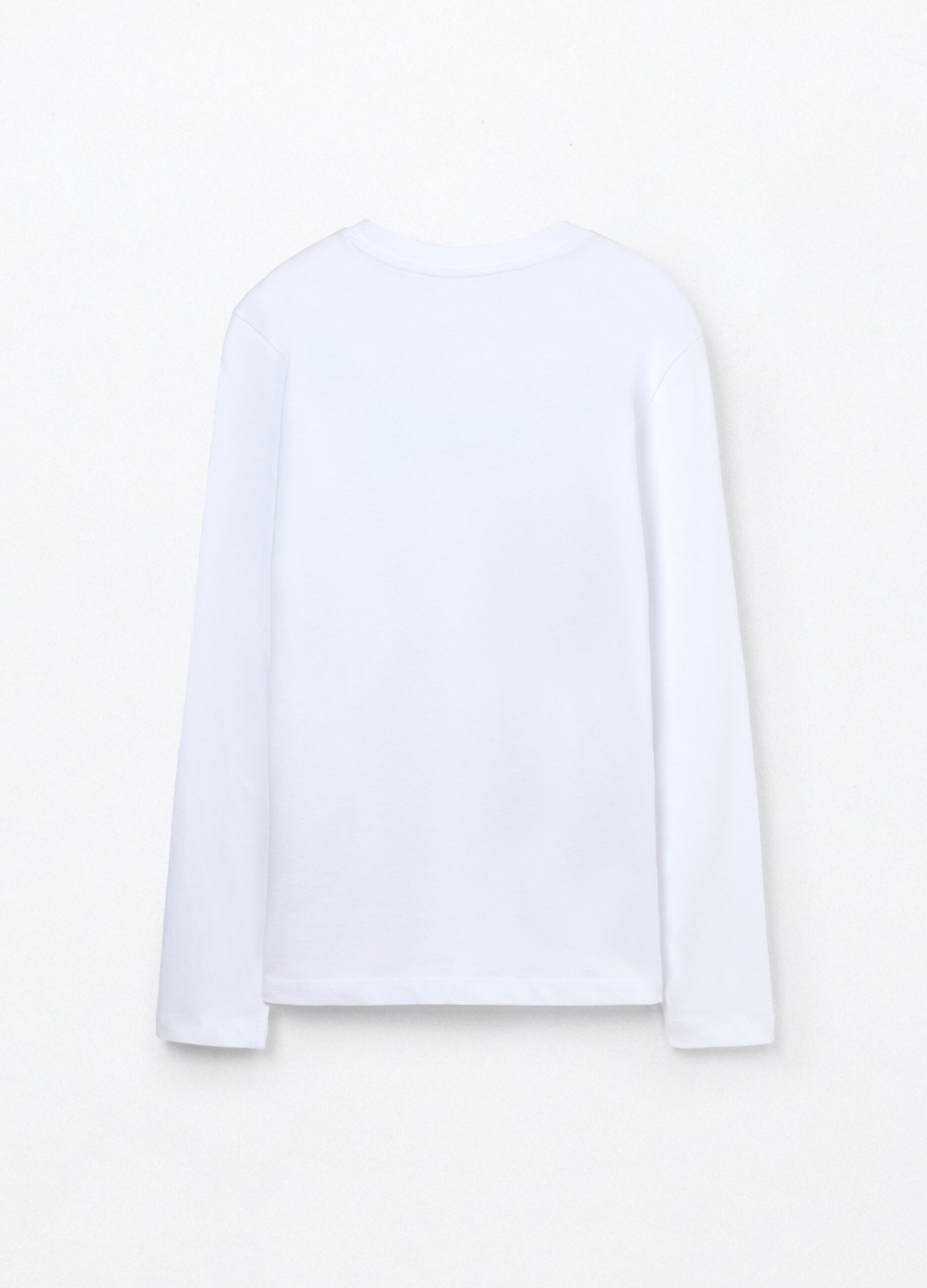 T-shirt in puro cotone a maniche lunghe ragazzo_1