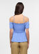 T-shirt fitted con scollo dritto donna_1