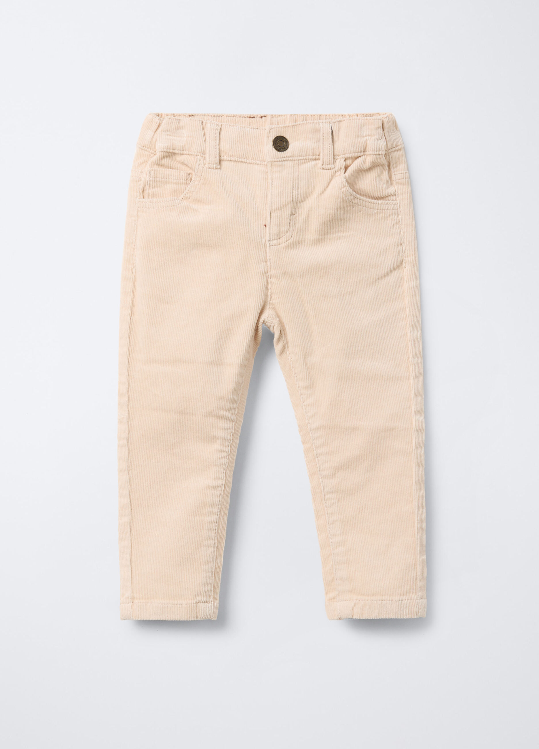 Pantaloni in cotina di velluto stretch Fit Regular bimbo_0