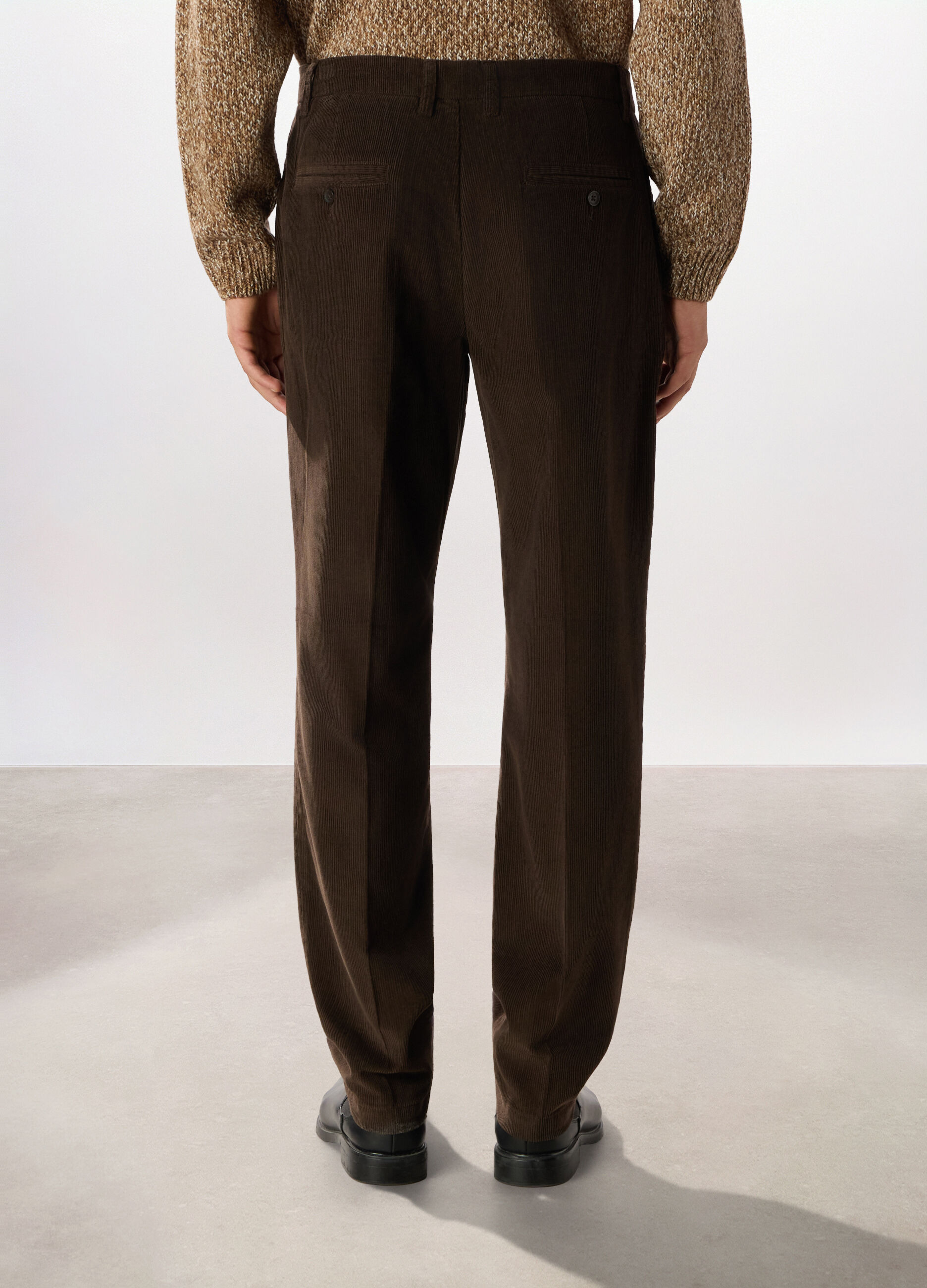 Pantalone chino in velluto a coste uomo_1