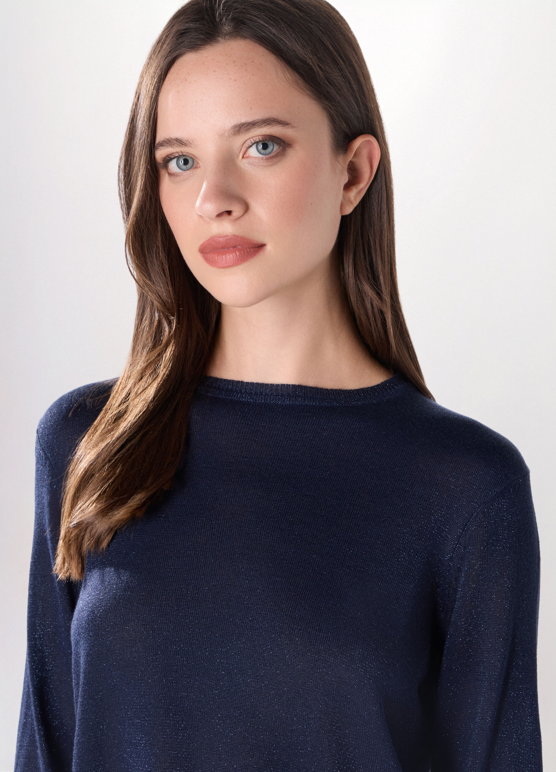 Pullover misto viscosa donna_2