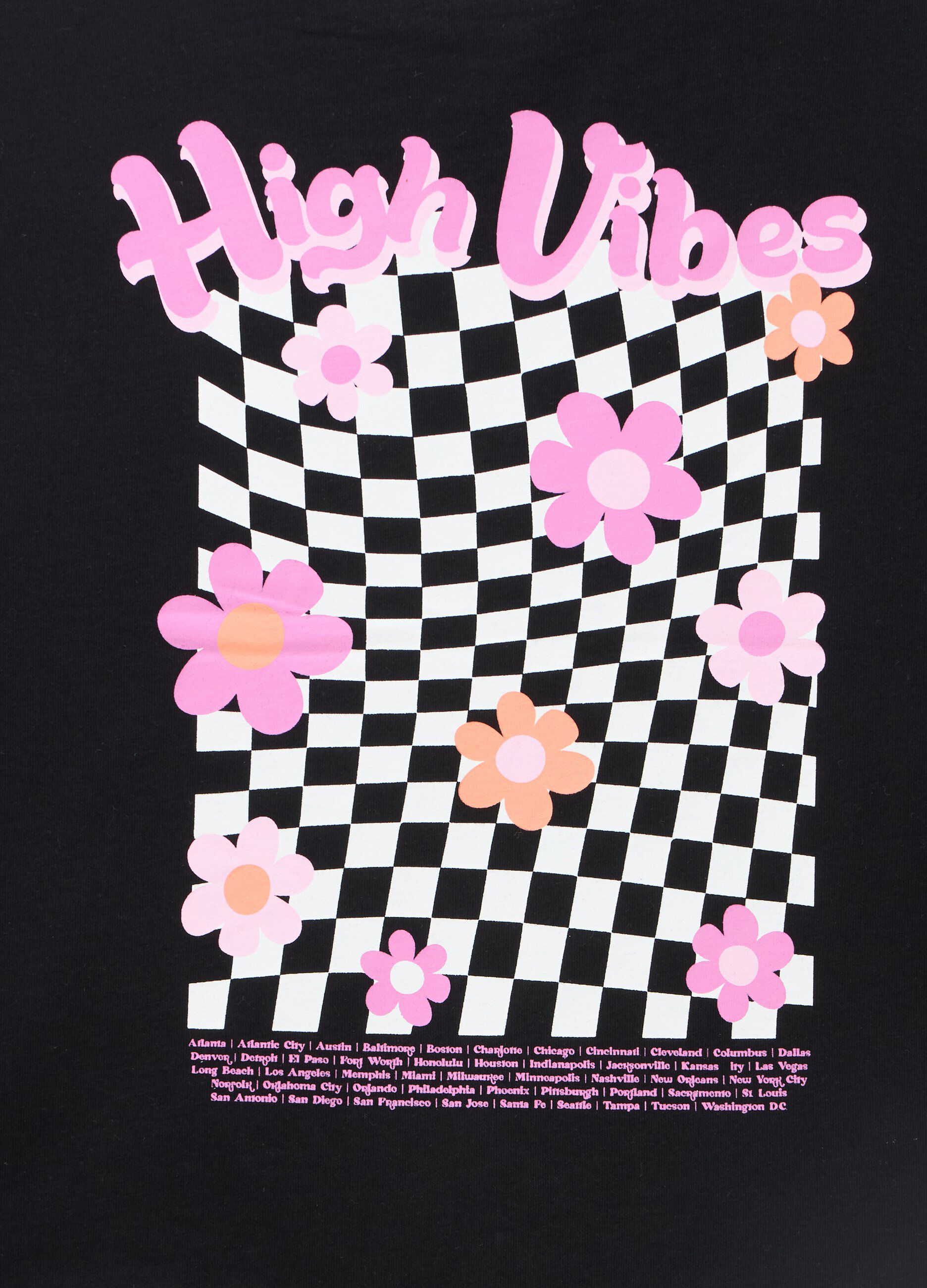 T-shirt in puro cotone con stampa ragazza_1