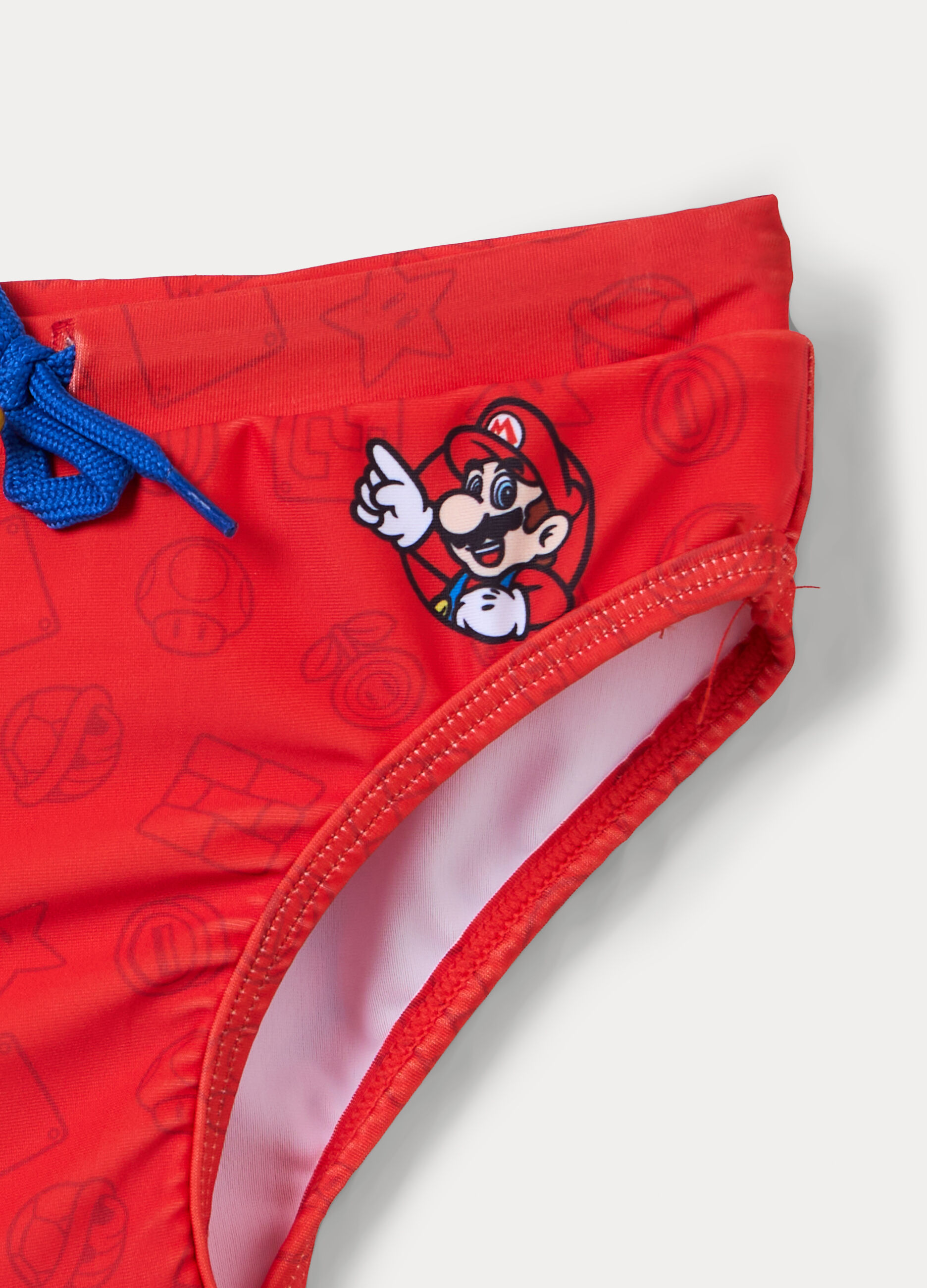 Costume da spiaggia slip Super Mario bambino_2