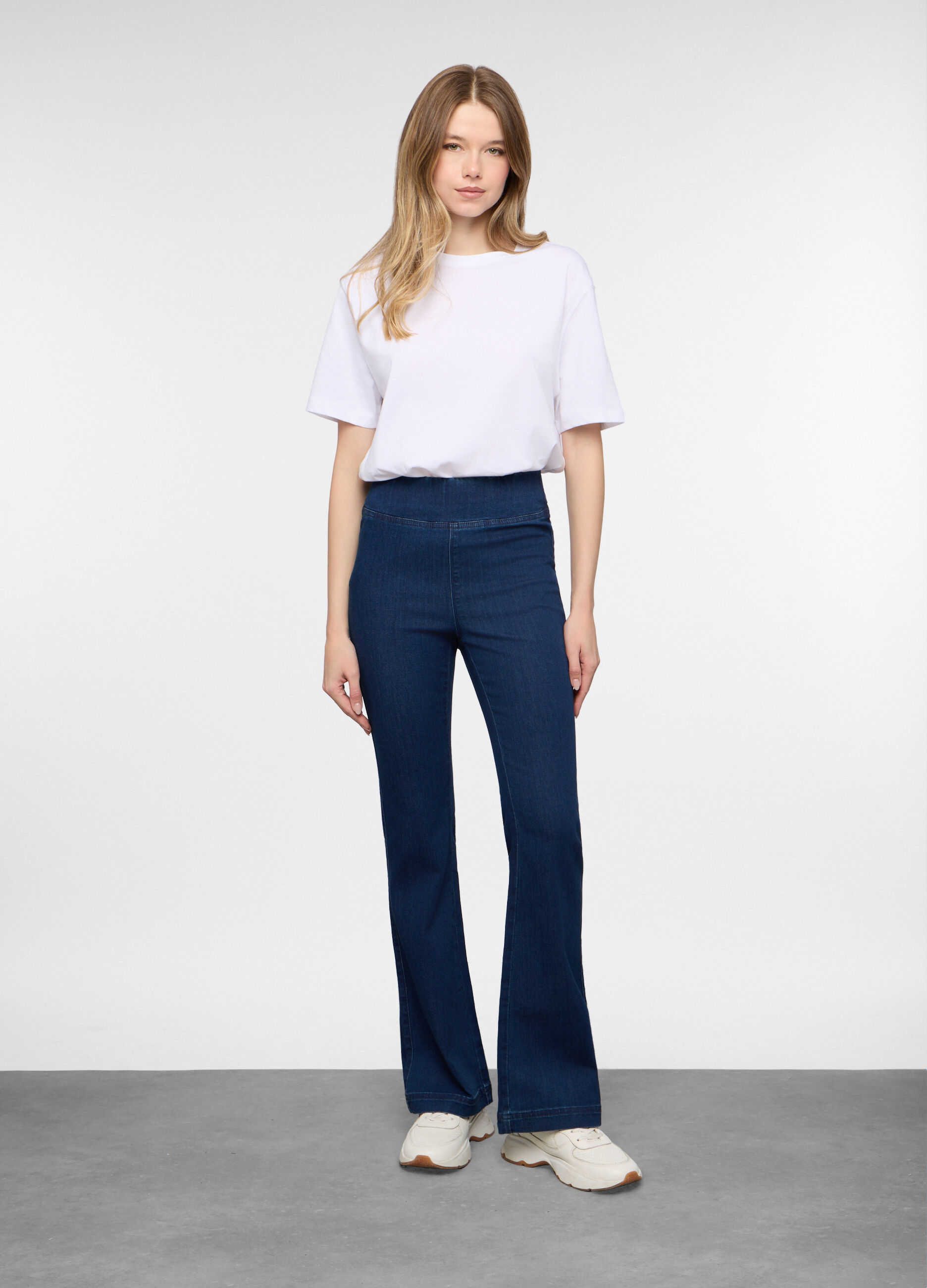Jegging flare denim stretch donna _0