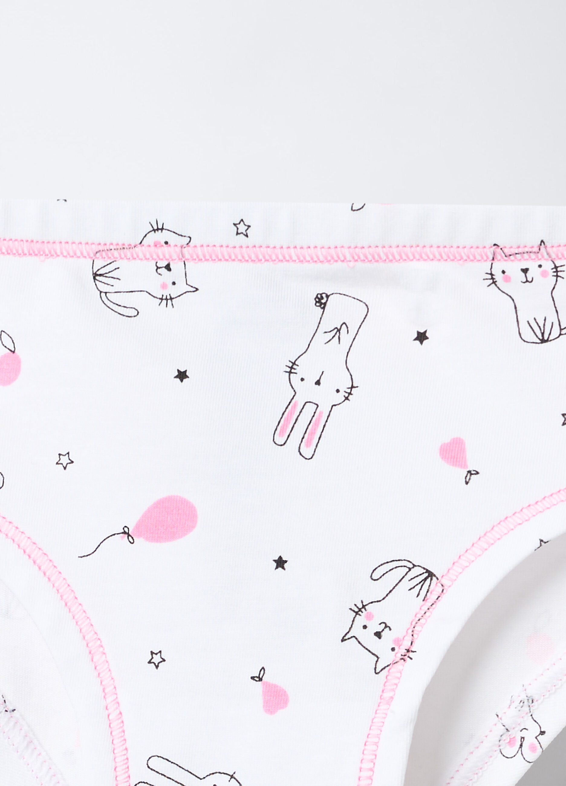 Slip in jersey di cotone stretch bambina_3