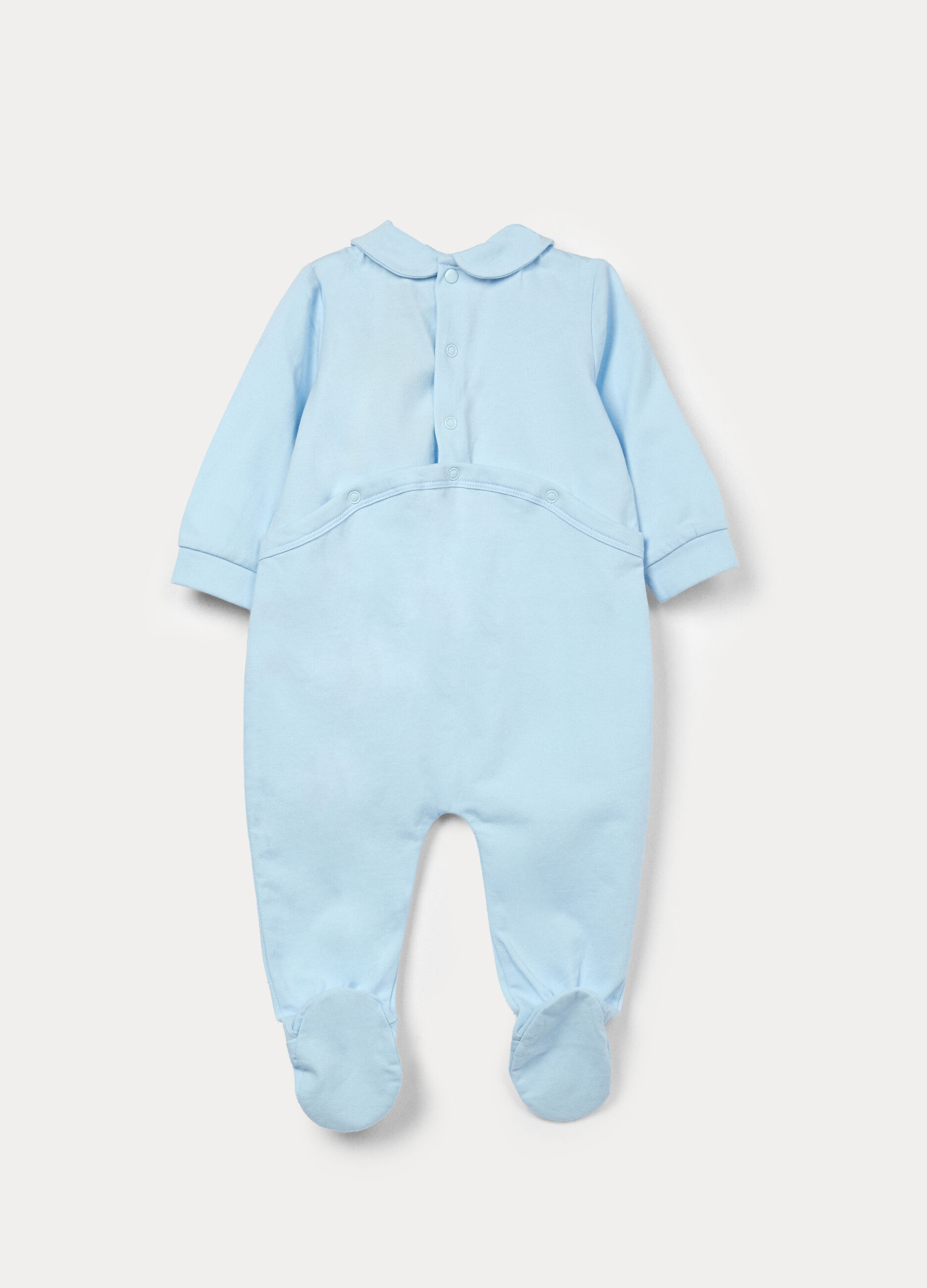 Tutina in jersey di cotone stretch neonata_1