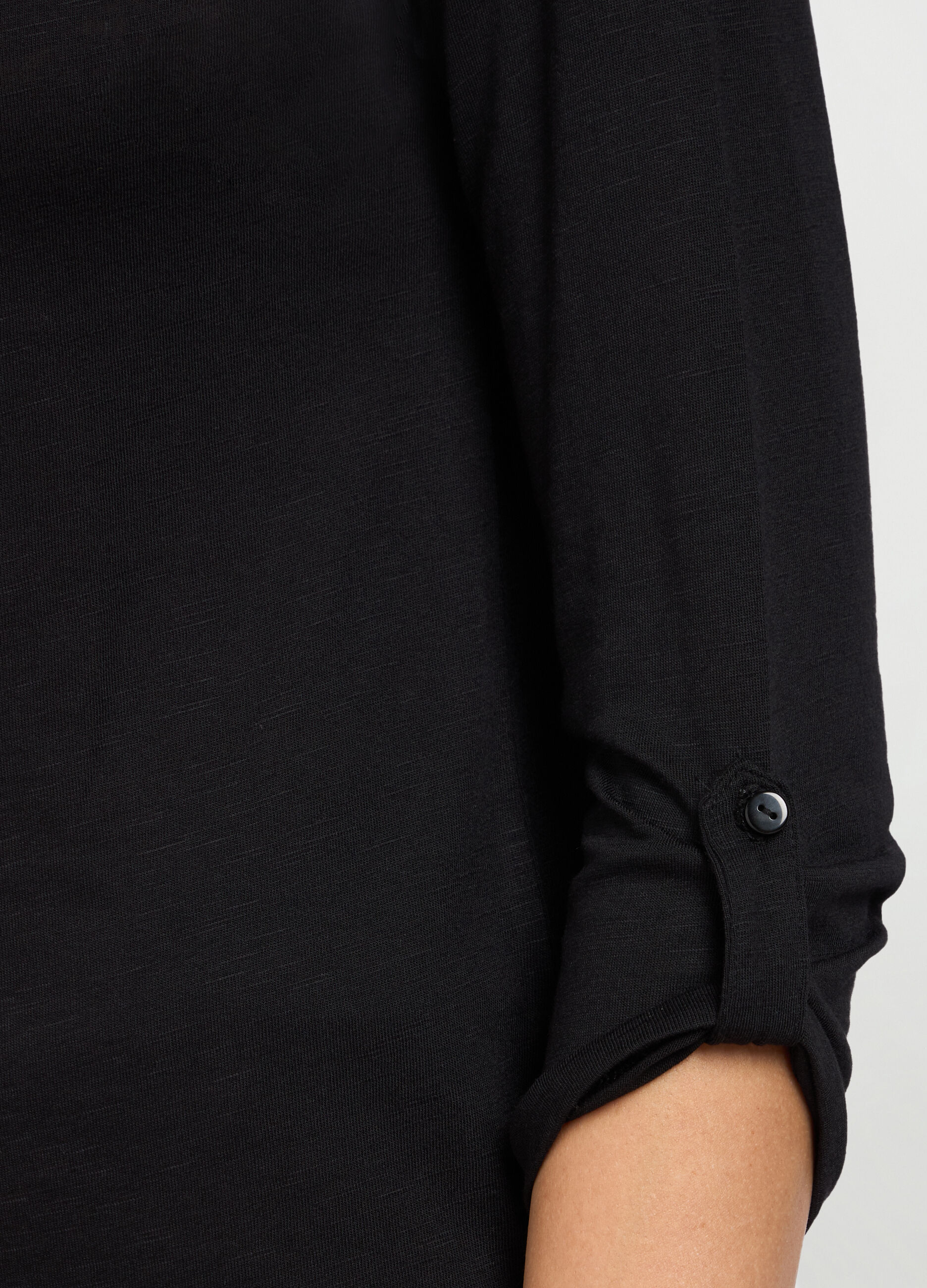 T-shirt in jersey slub donna_2