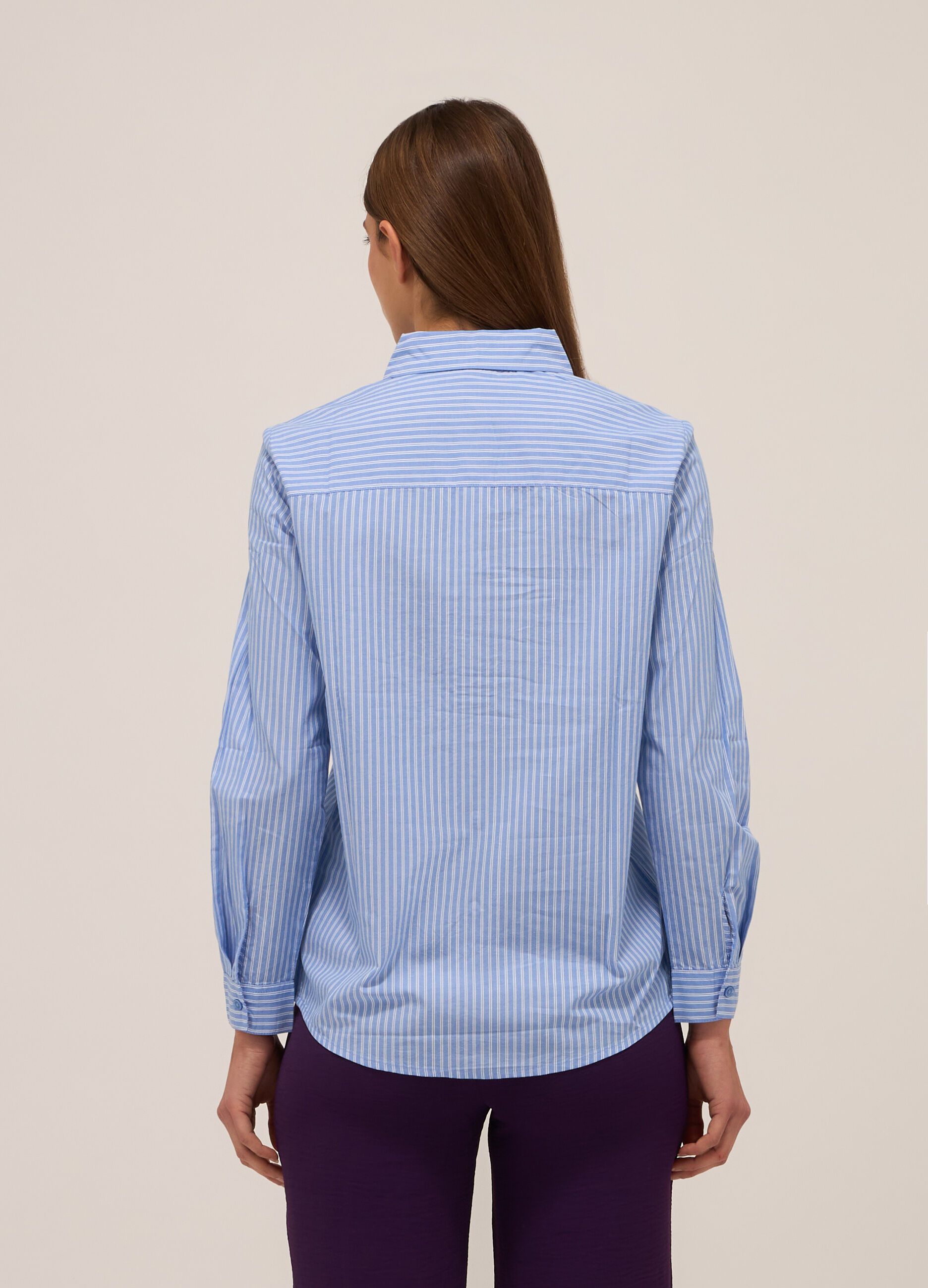 Camicia in puro cotone donna