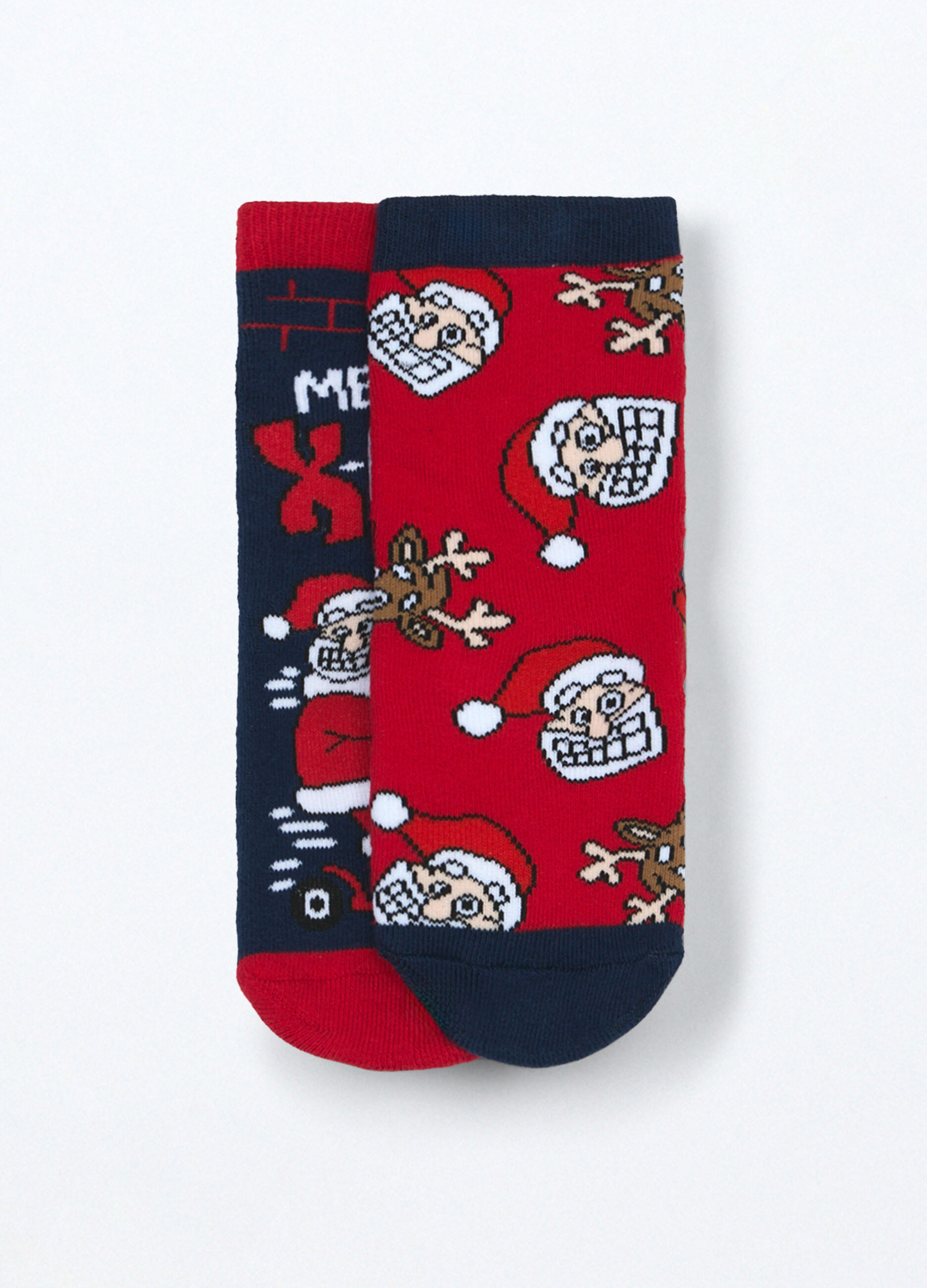 Pack 2 calze antiscivolo in spugna bambino_0