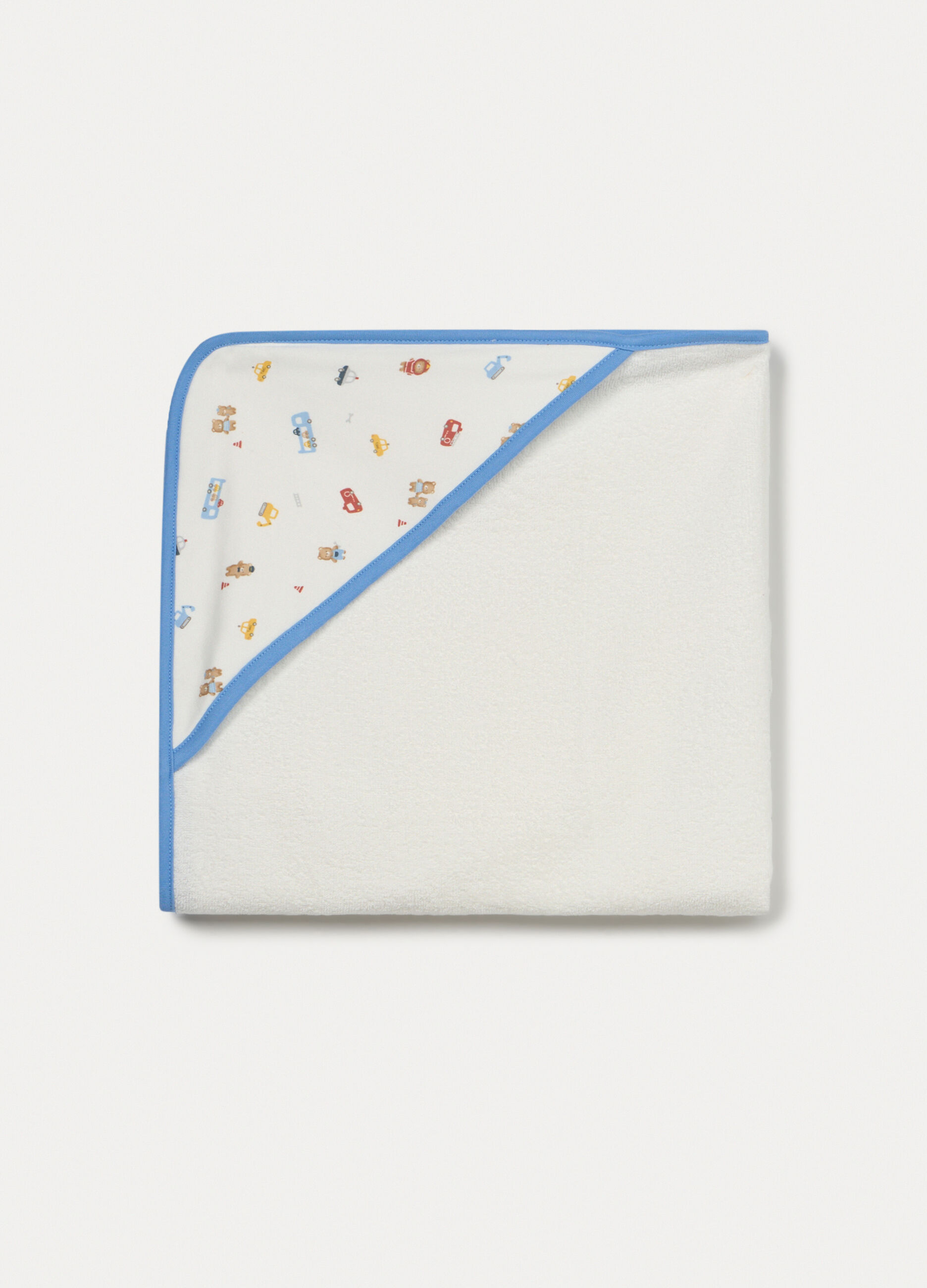 Asciugamano in spugna di puro cotone neonato_0