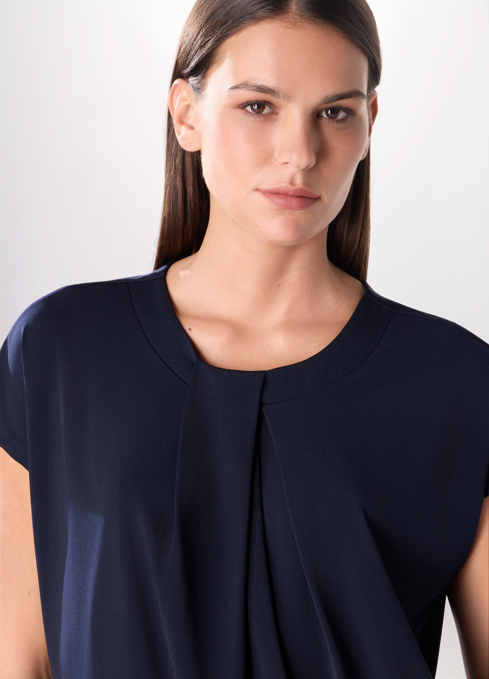 T-shirt in tessuto stretch donna_2