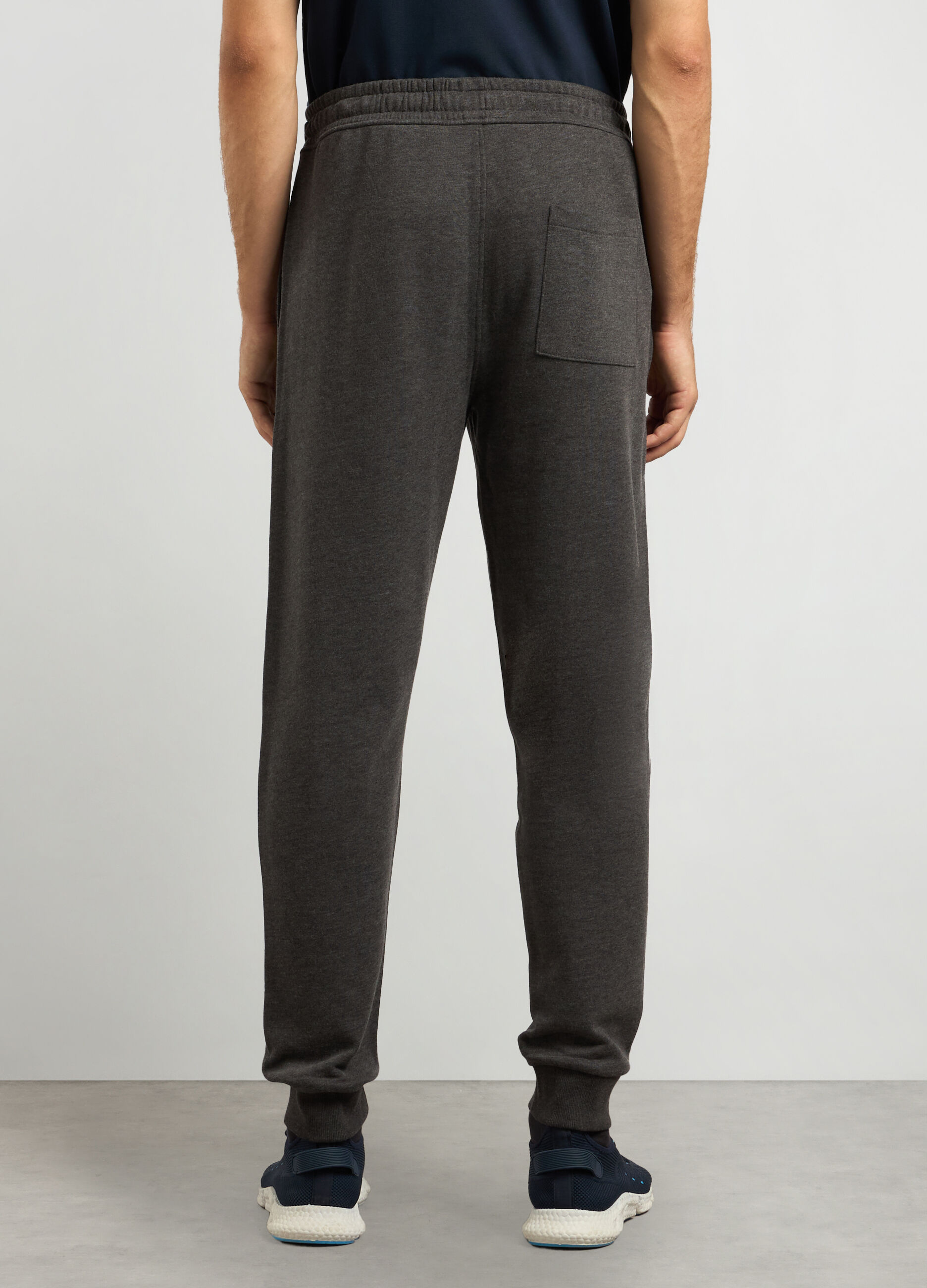 Joggers in felpa misto cotone uomo_1