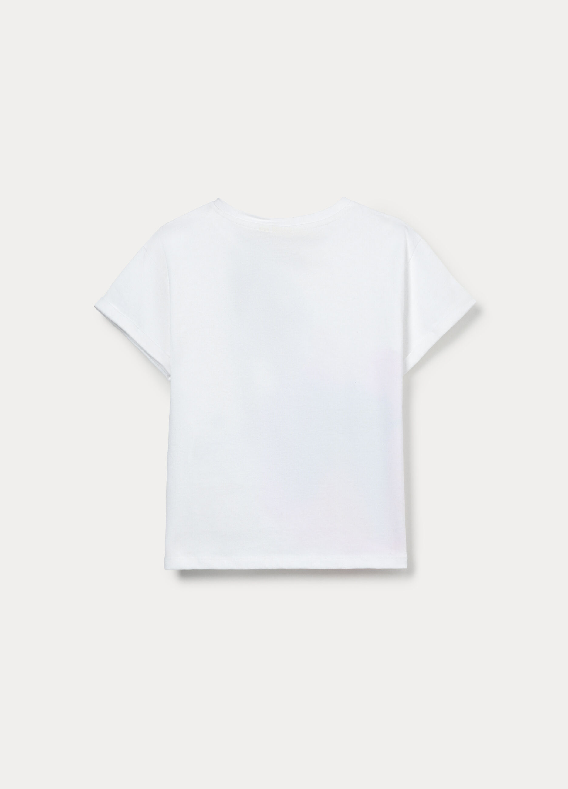 T-shirt Stitch in jersey di puro cotone bambina_1