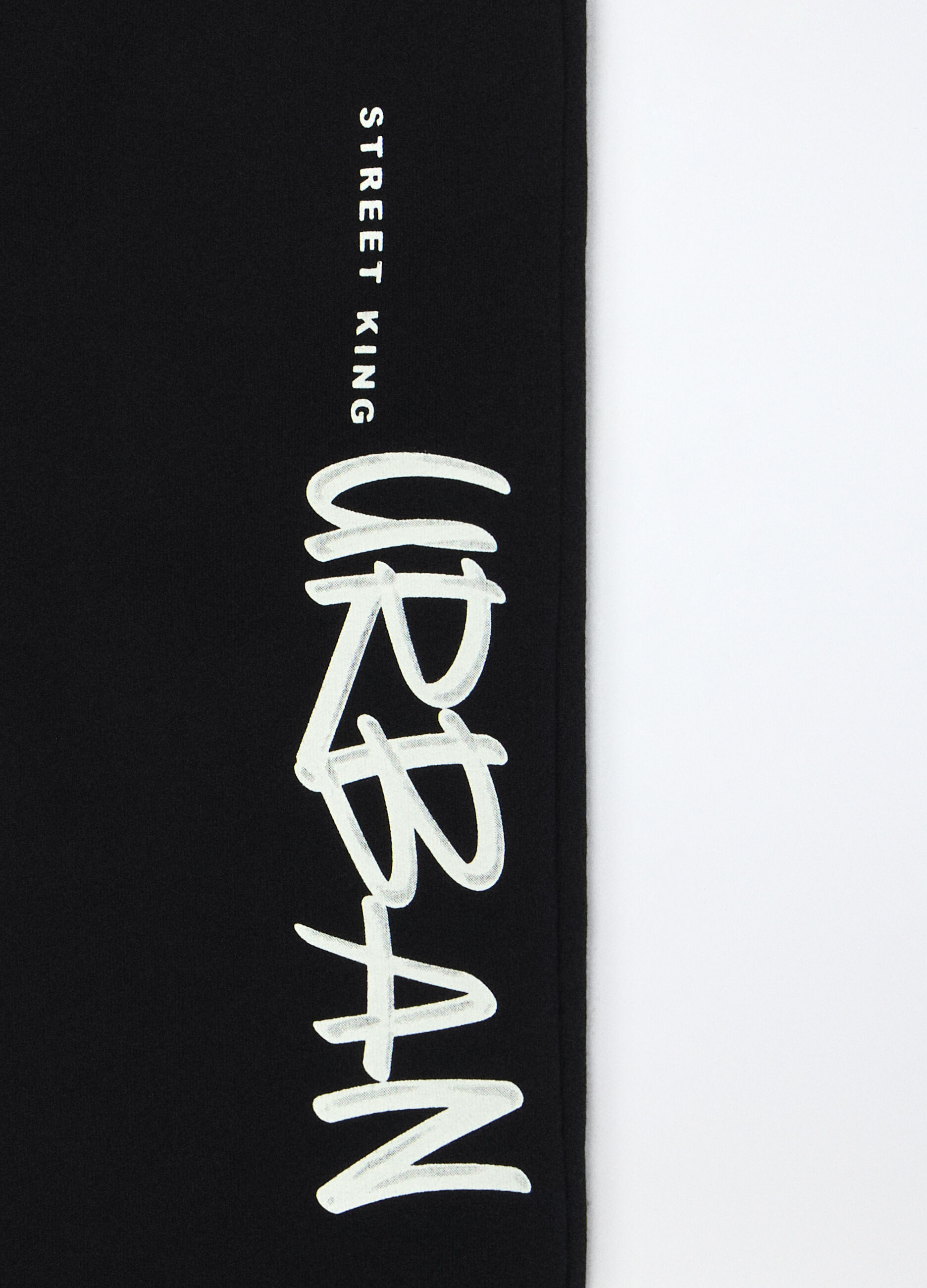 Joggers in french terry di puro cotone bambino_2