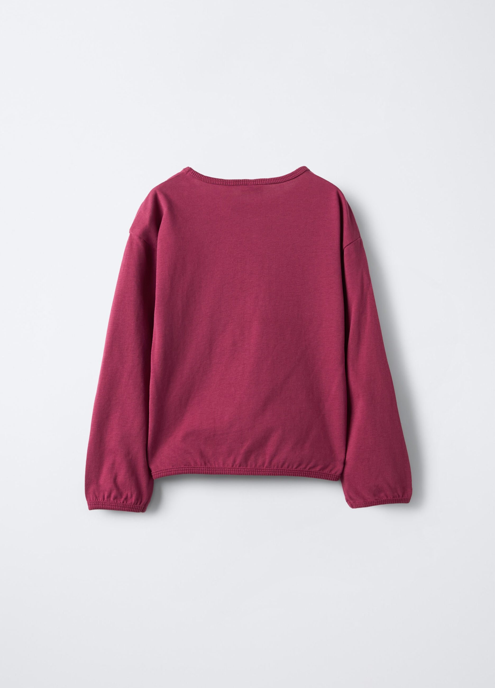 T-shirt in jersey di puro cotone bambina_1