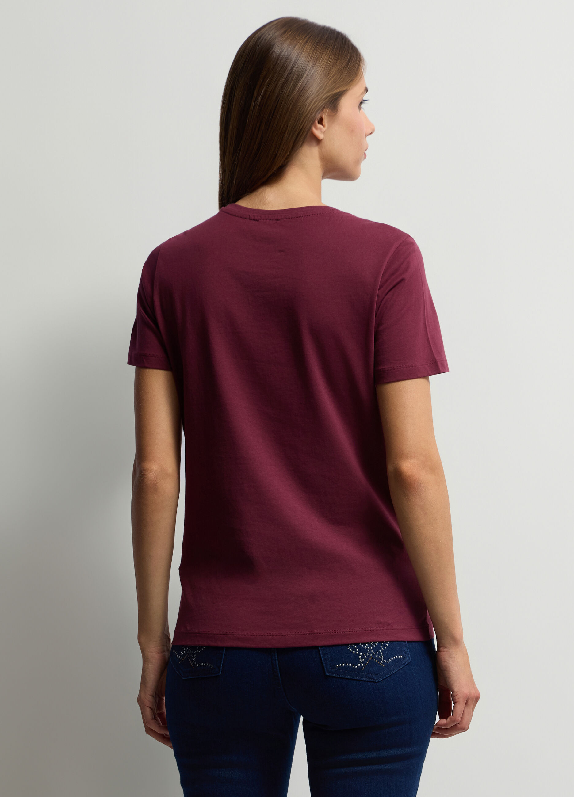 T-shirt girocollo donna