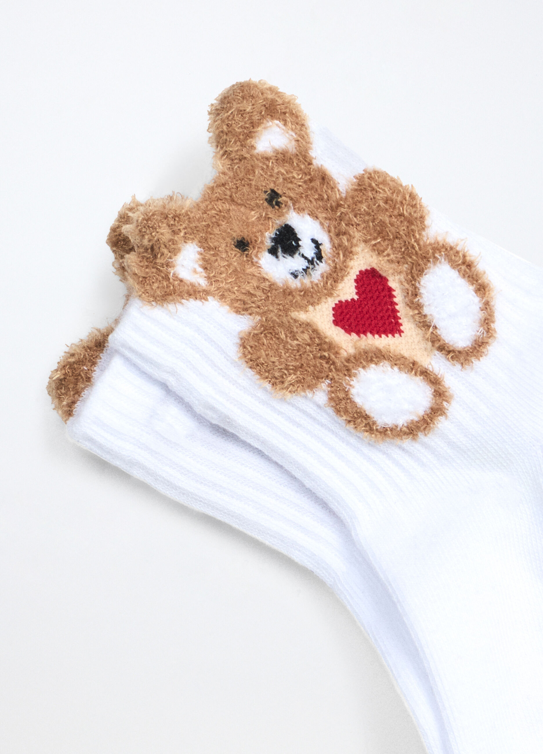 Calzino tennis in misto cotone bambina_2