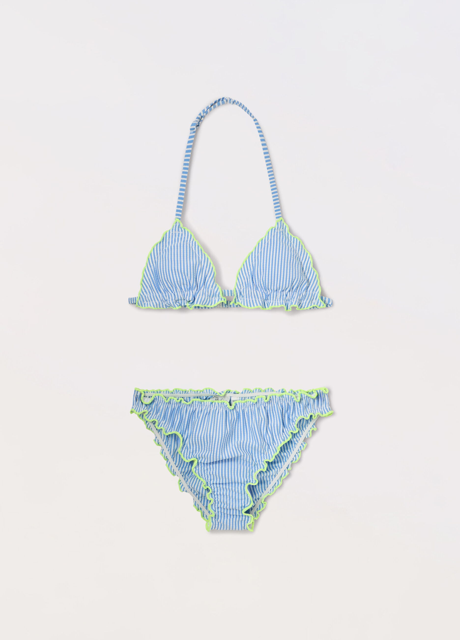 Bikini costume a righe ragazza_0