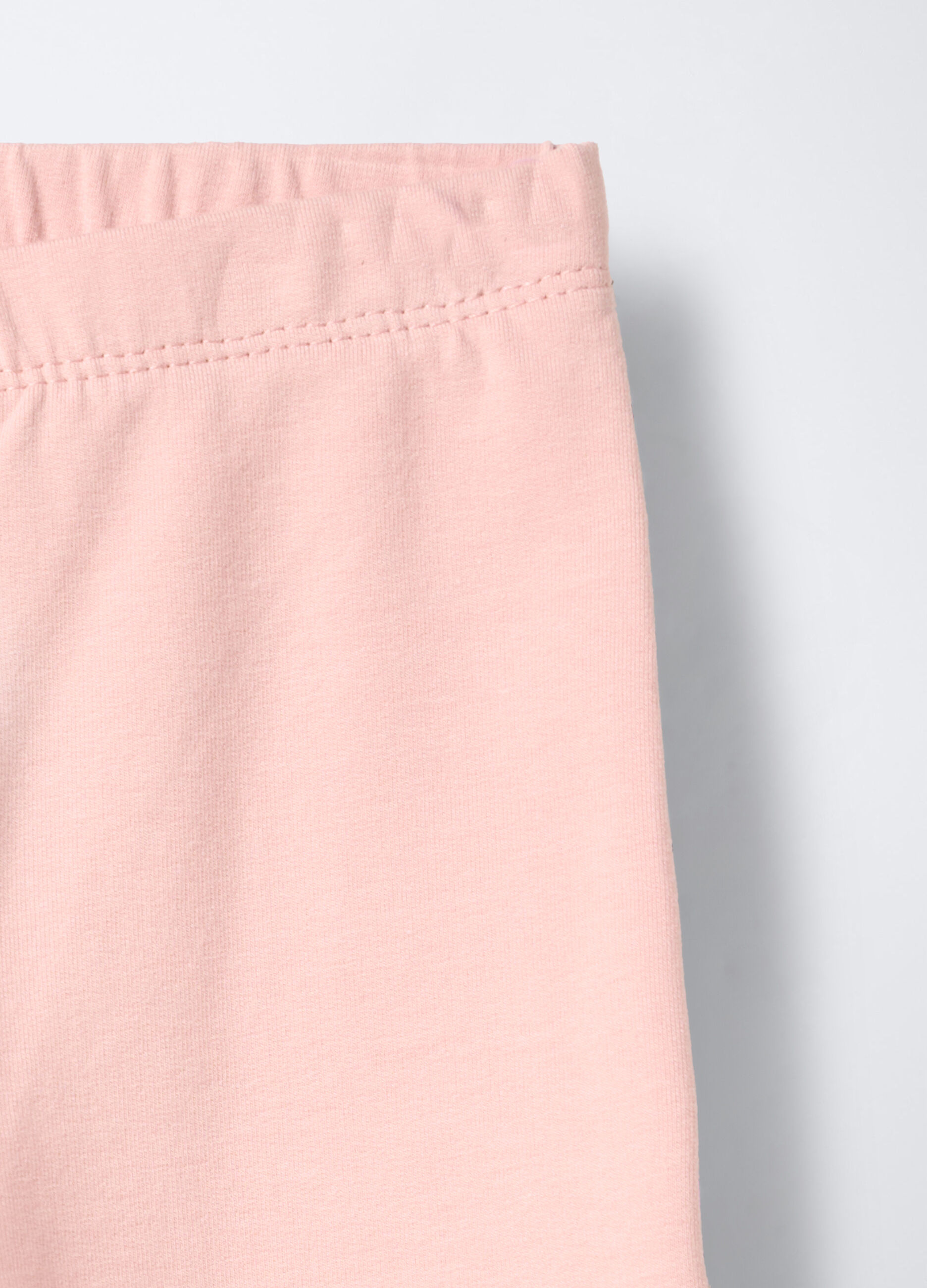 Pack 2 leggings in cotone garzato stretch Fit Regular bambina_2