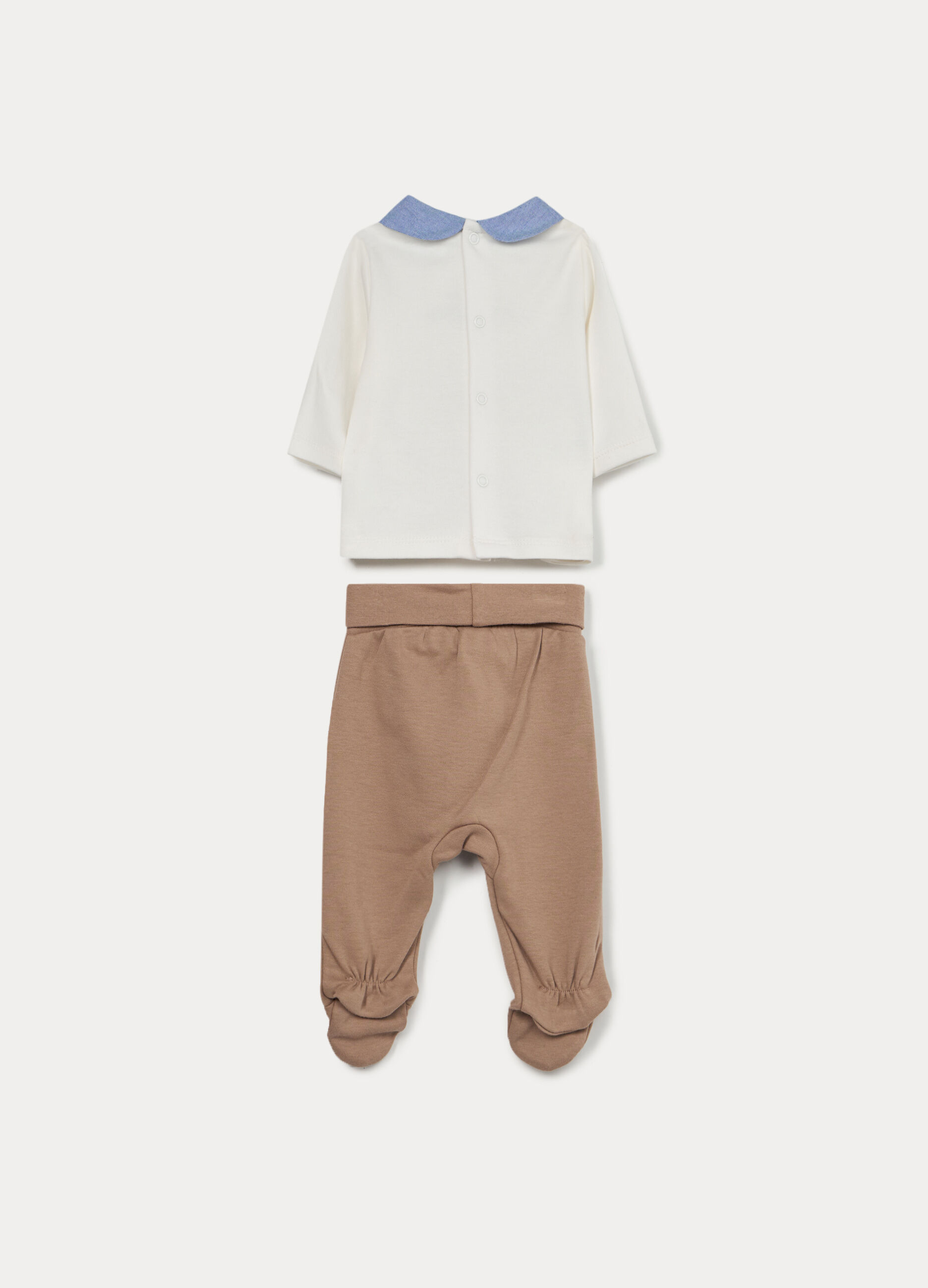 Set Disney in interlock di puro cotone neonato_1