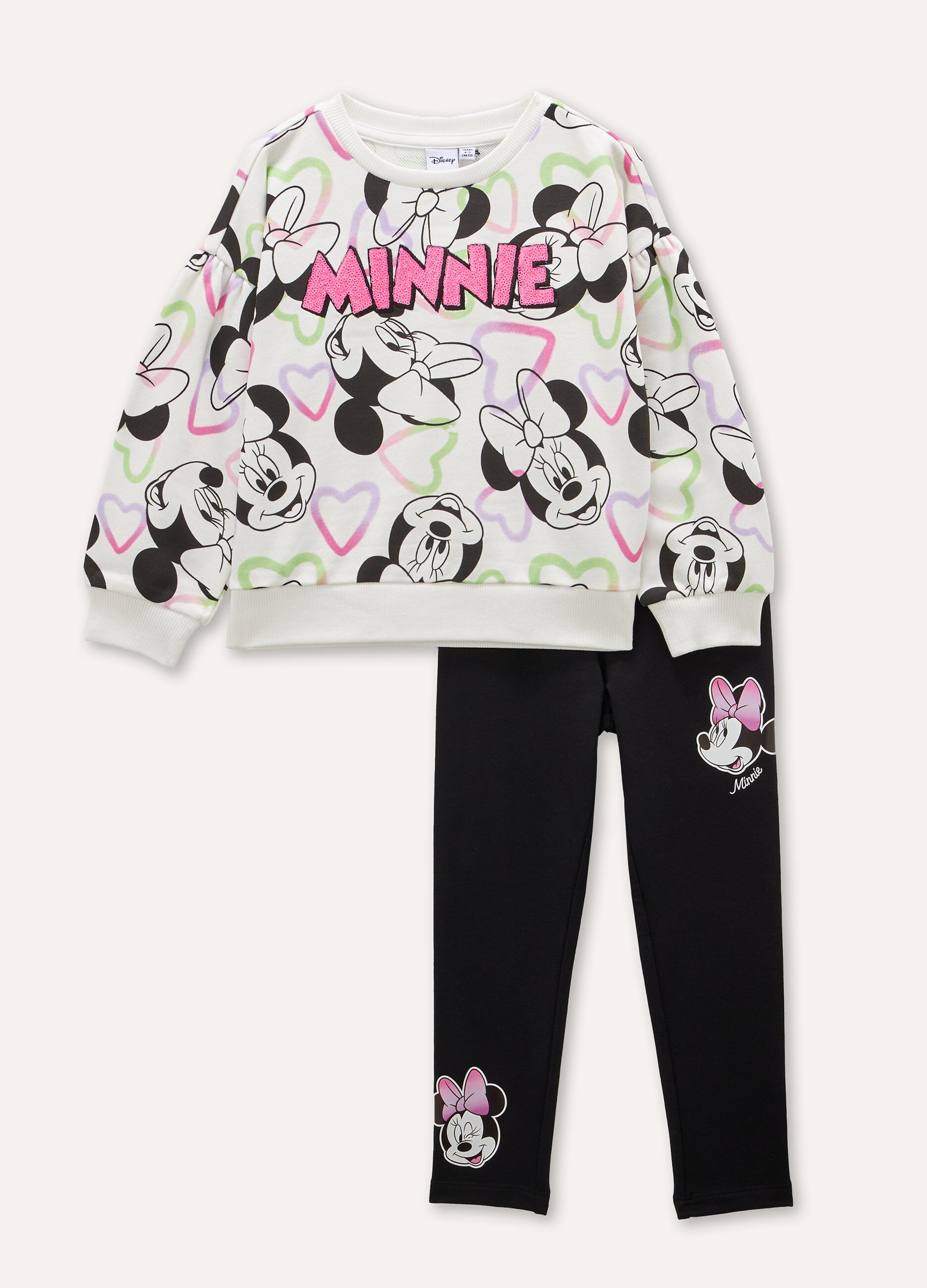 Jogging set in misto cotone bambina_0