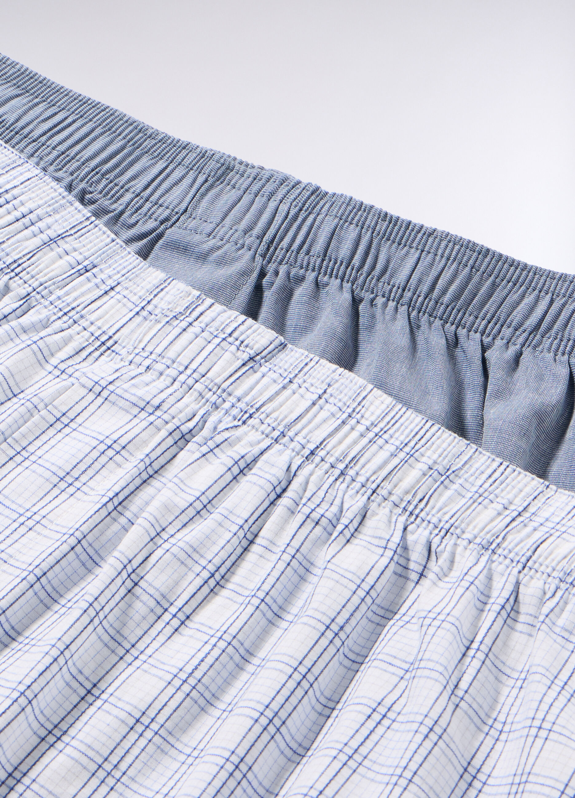 2 pack boxer in tela di cotone fantasia uomo