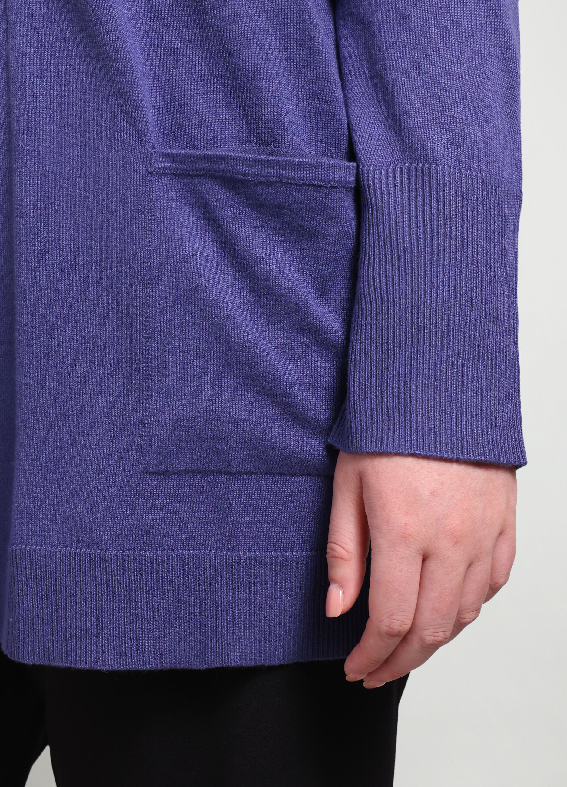 Cardigan tricot misto viscosa donna curvy_2