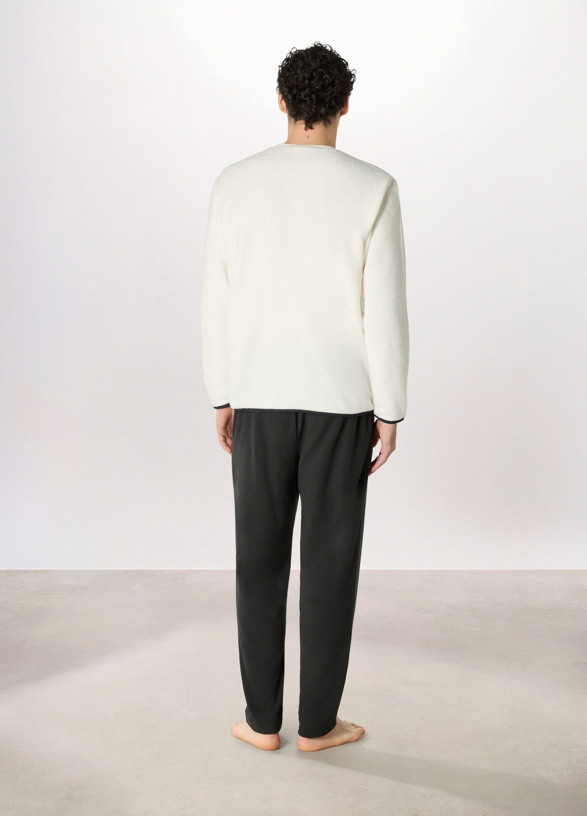 Pigiama in pile Topolino uomo_1