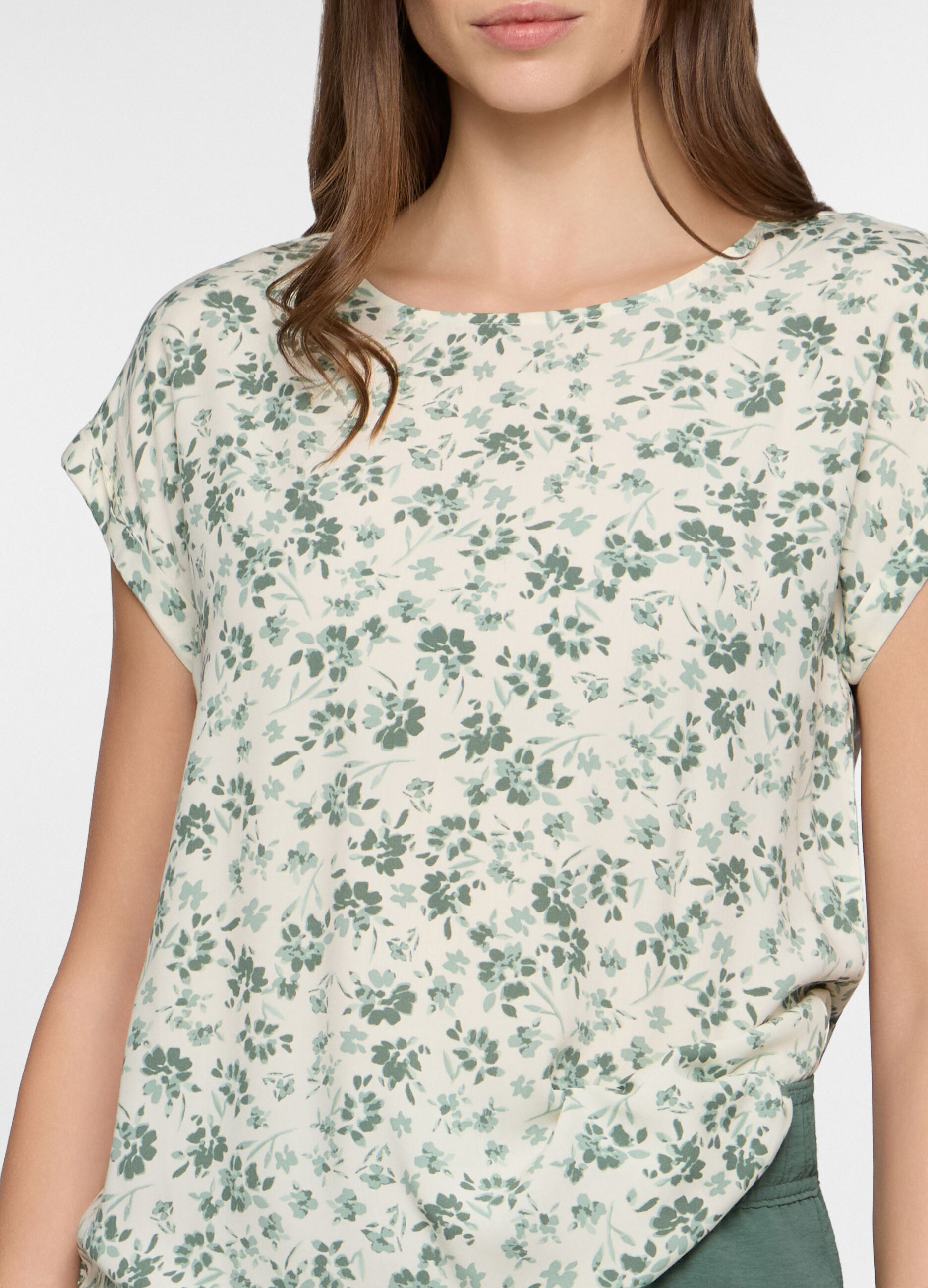 T-shirt girocollo donna _2