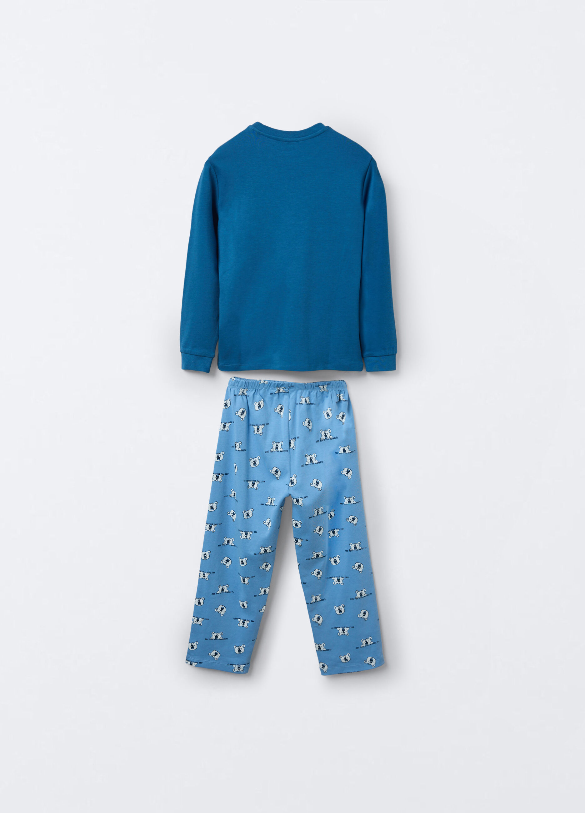 Set pigiama in interlock di puro cotone bambino_1