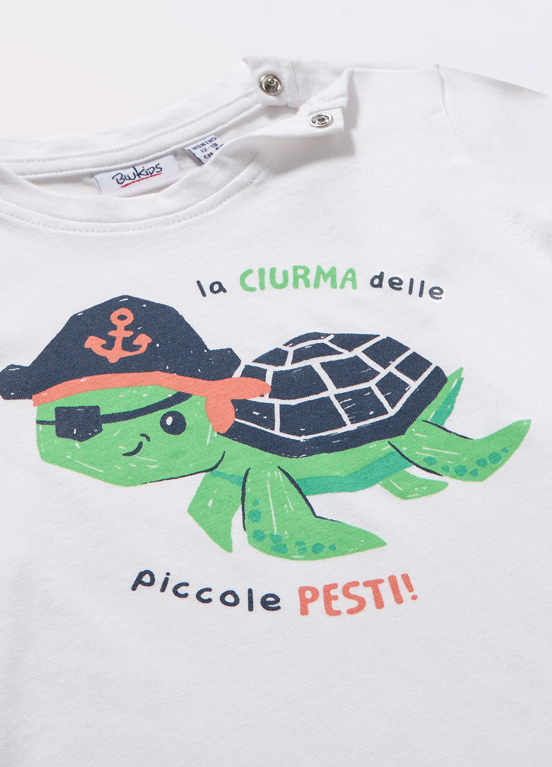 T-shirt in jersey di puro cotone neonato_1