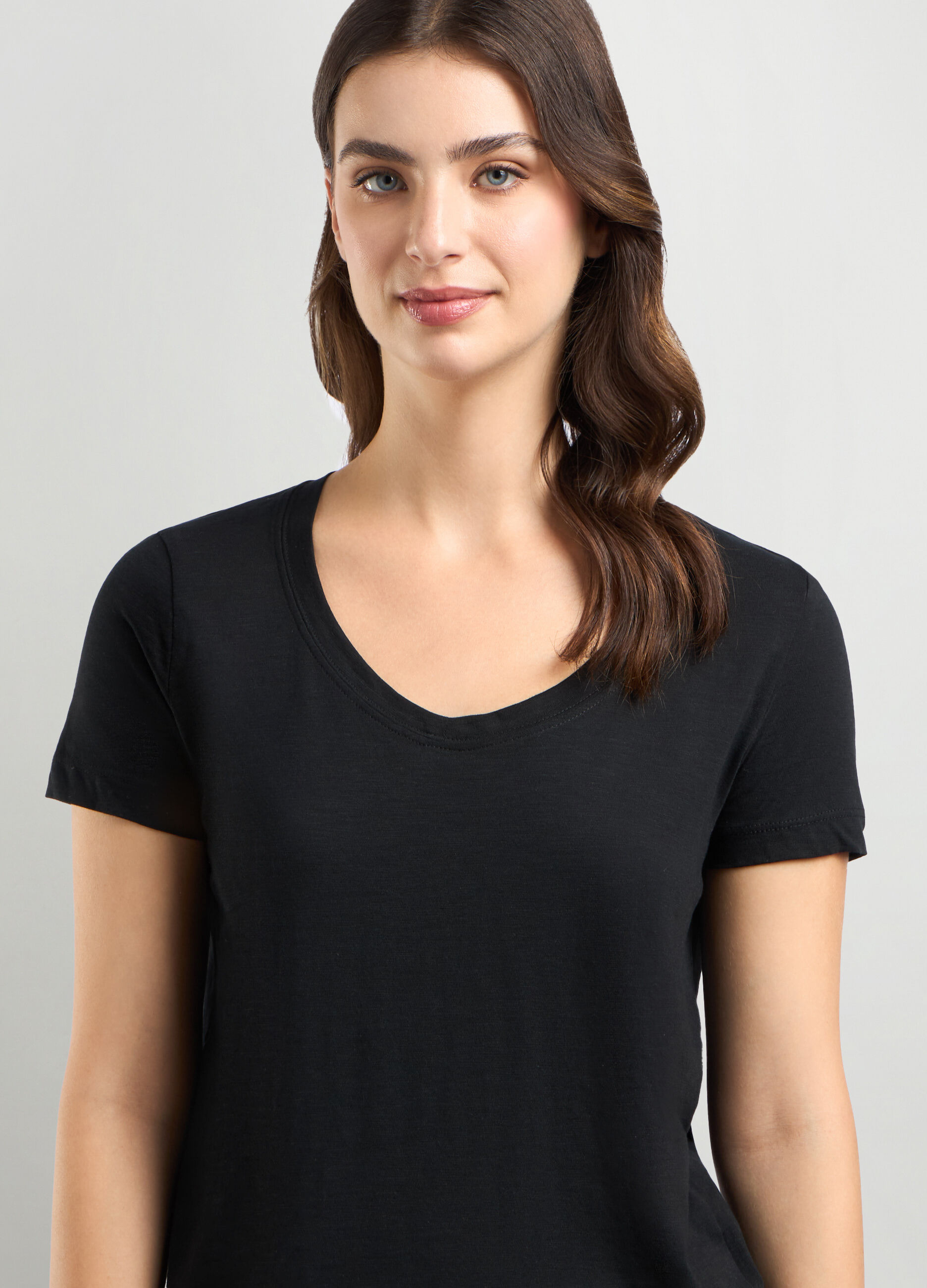 T-shirt in puro cotone donna_2