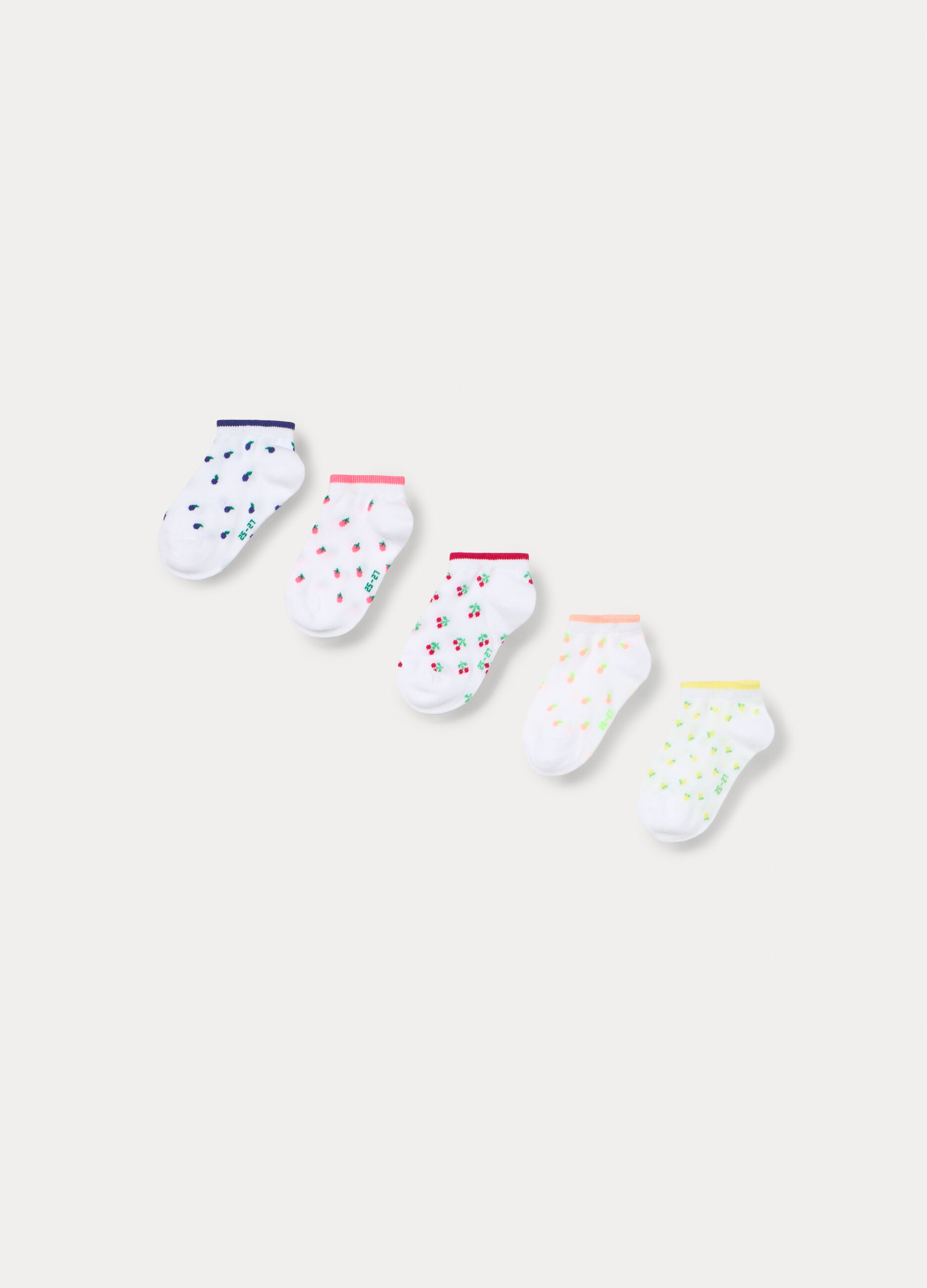 Pack 5 calze corte in misto cotone stretch_1