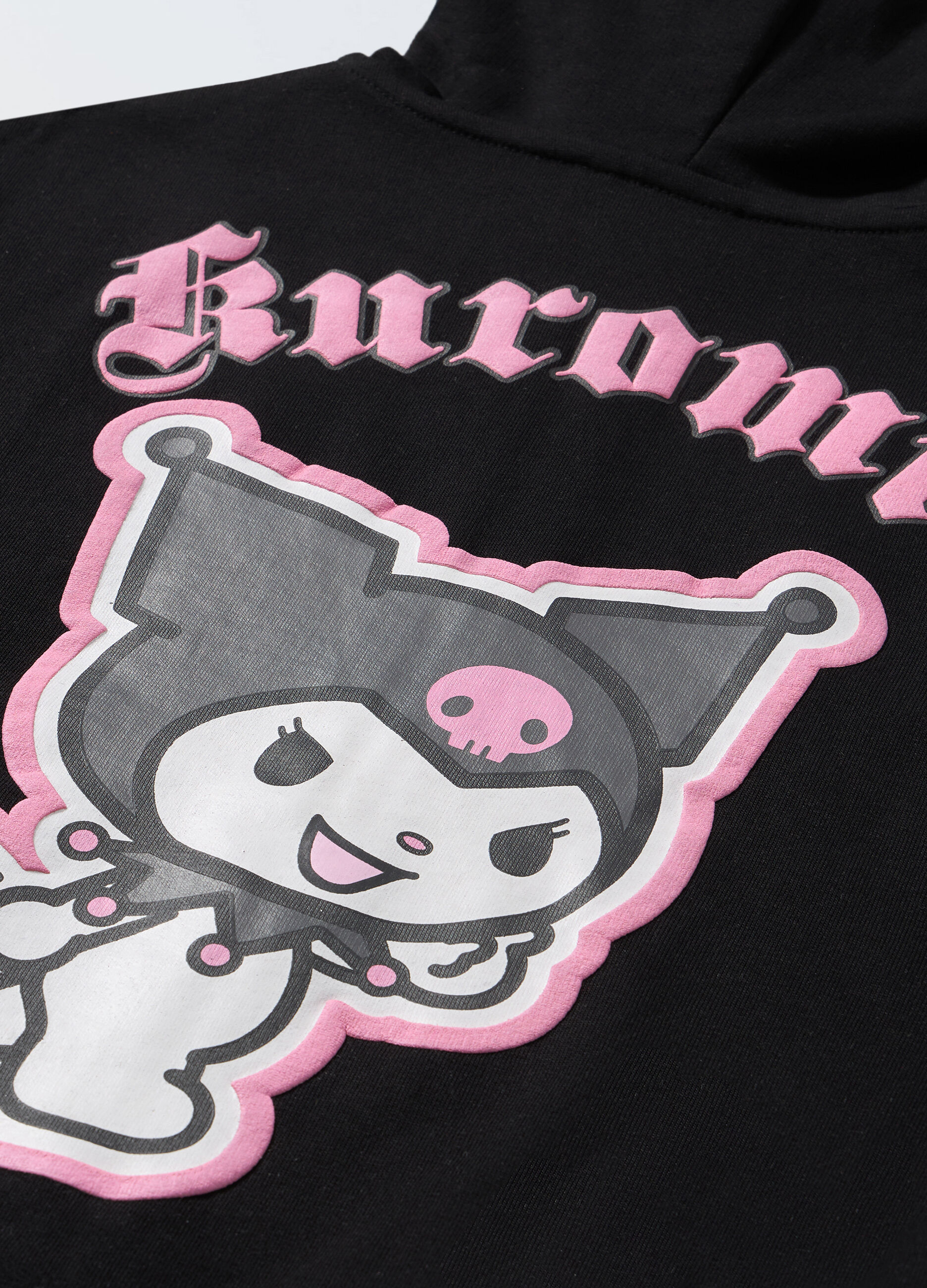 Felpa misto cotone Hello Kitty con cappuccio ragazza_1