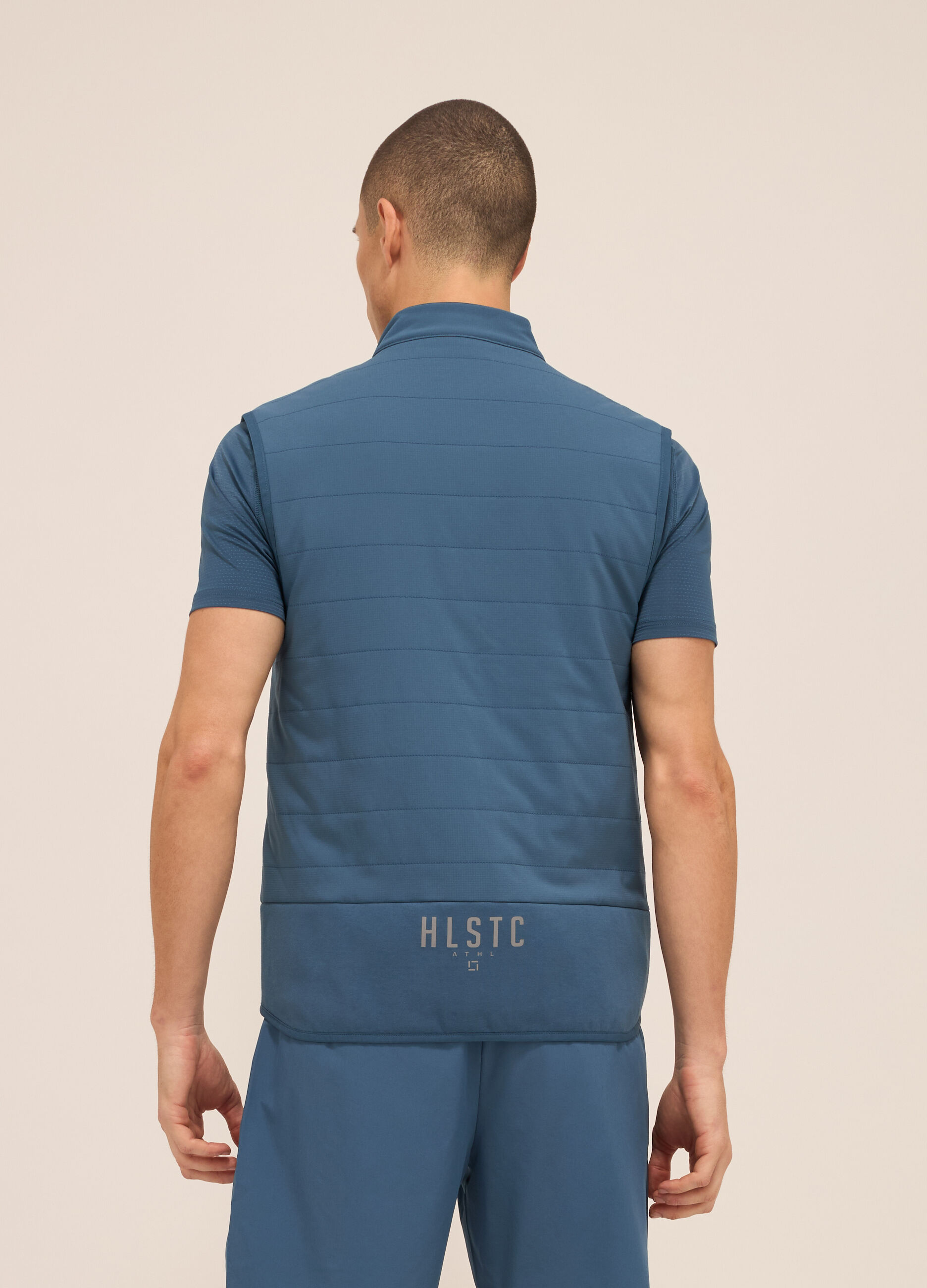 Gilet imbottito con zip uomo_1