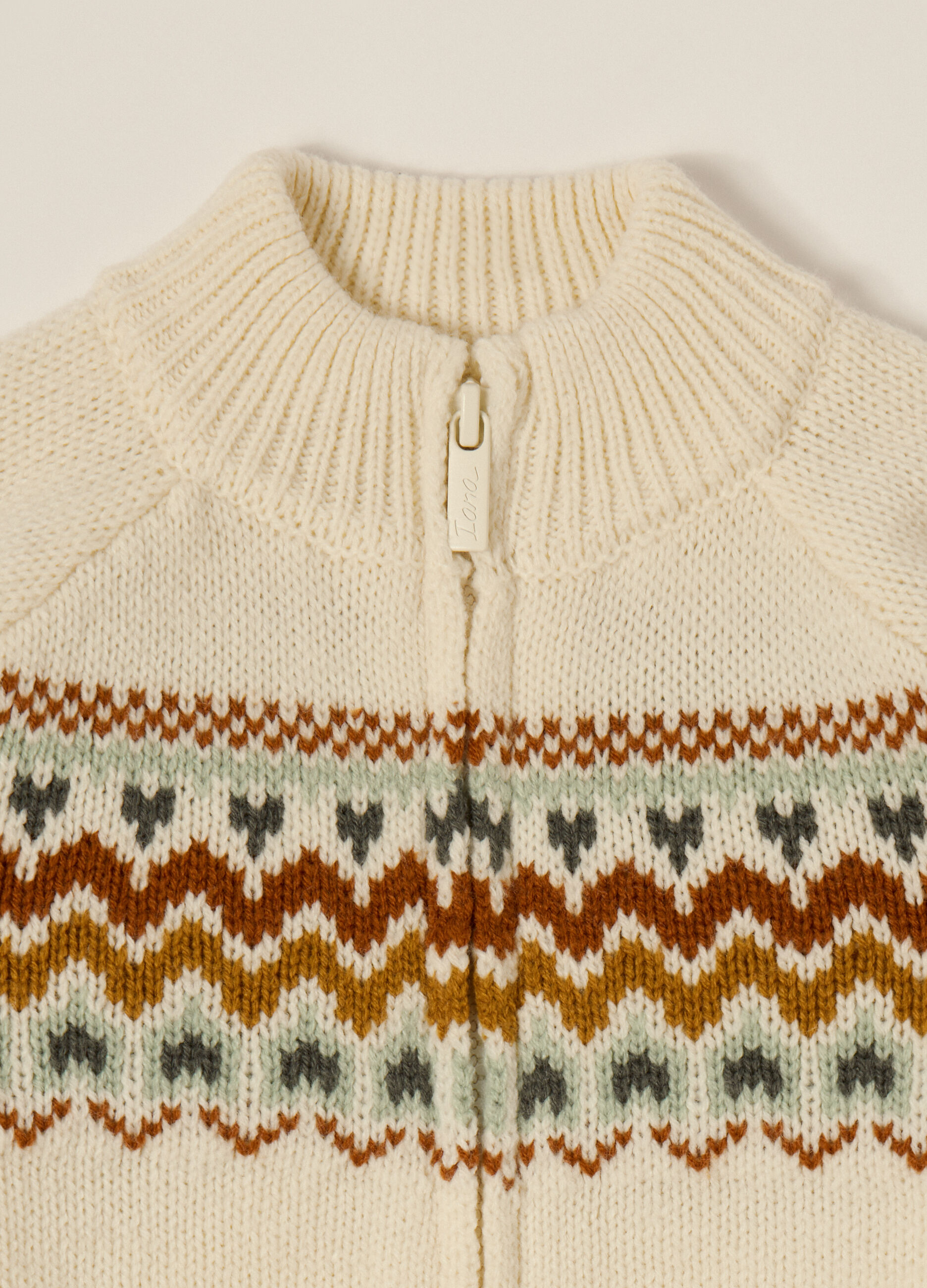 Cardigan tricot misto cotone IANA neonato_3