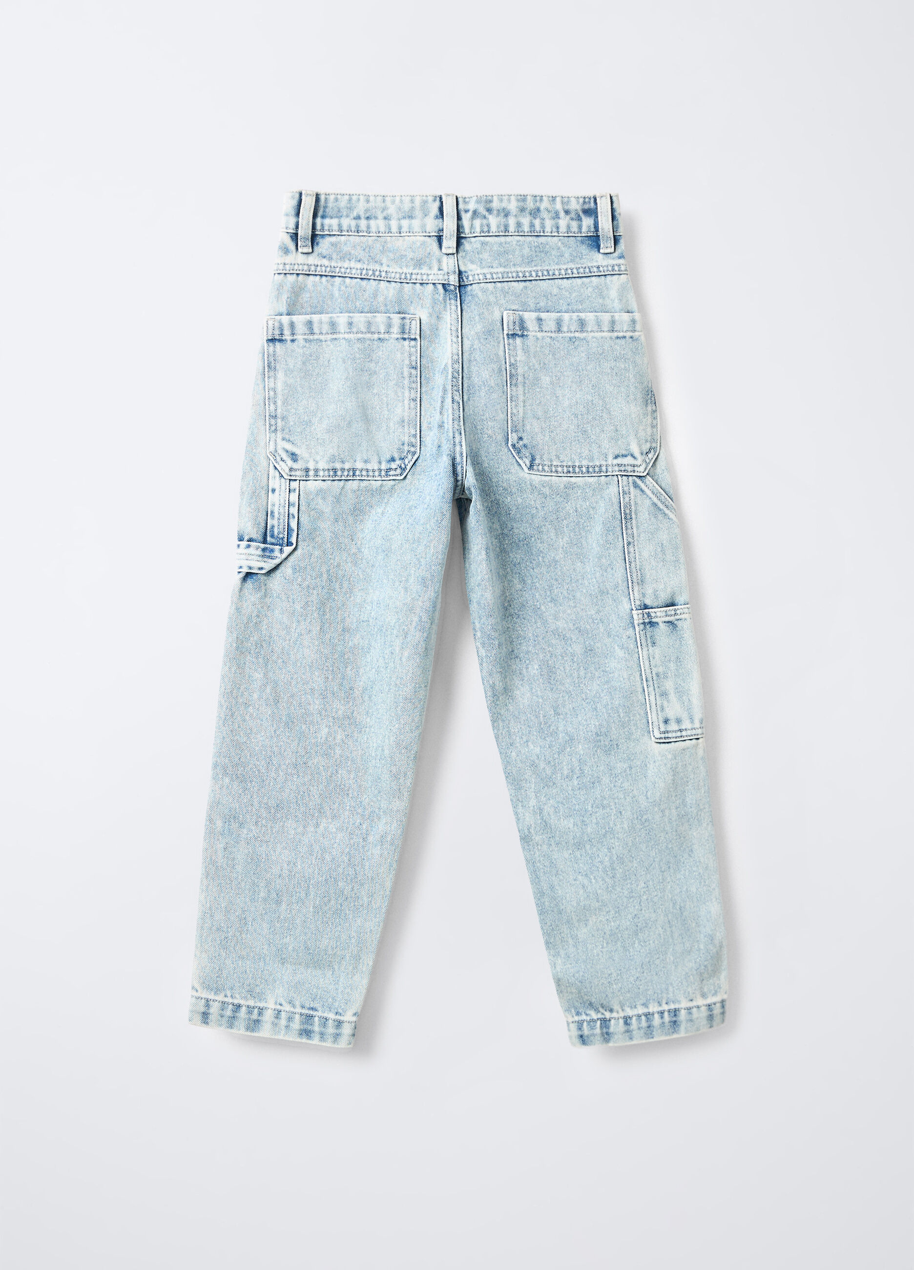 Pantaloni in denim misto cotone Fit Comfort ragazzo_1