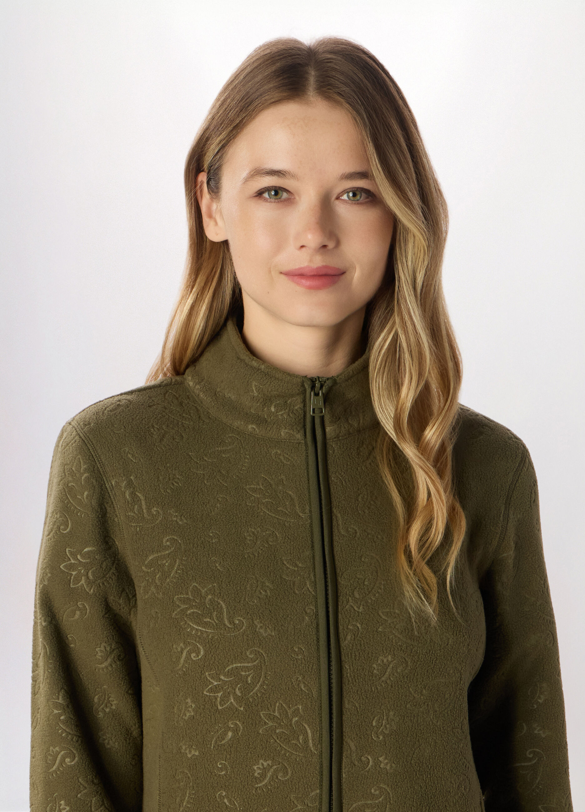 Felpa full zip in pile donna Holistic fitness_2