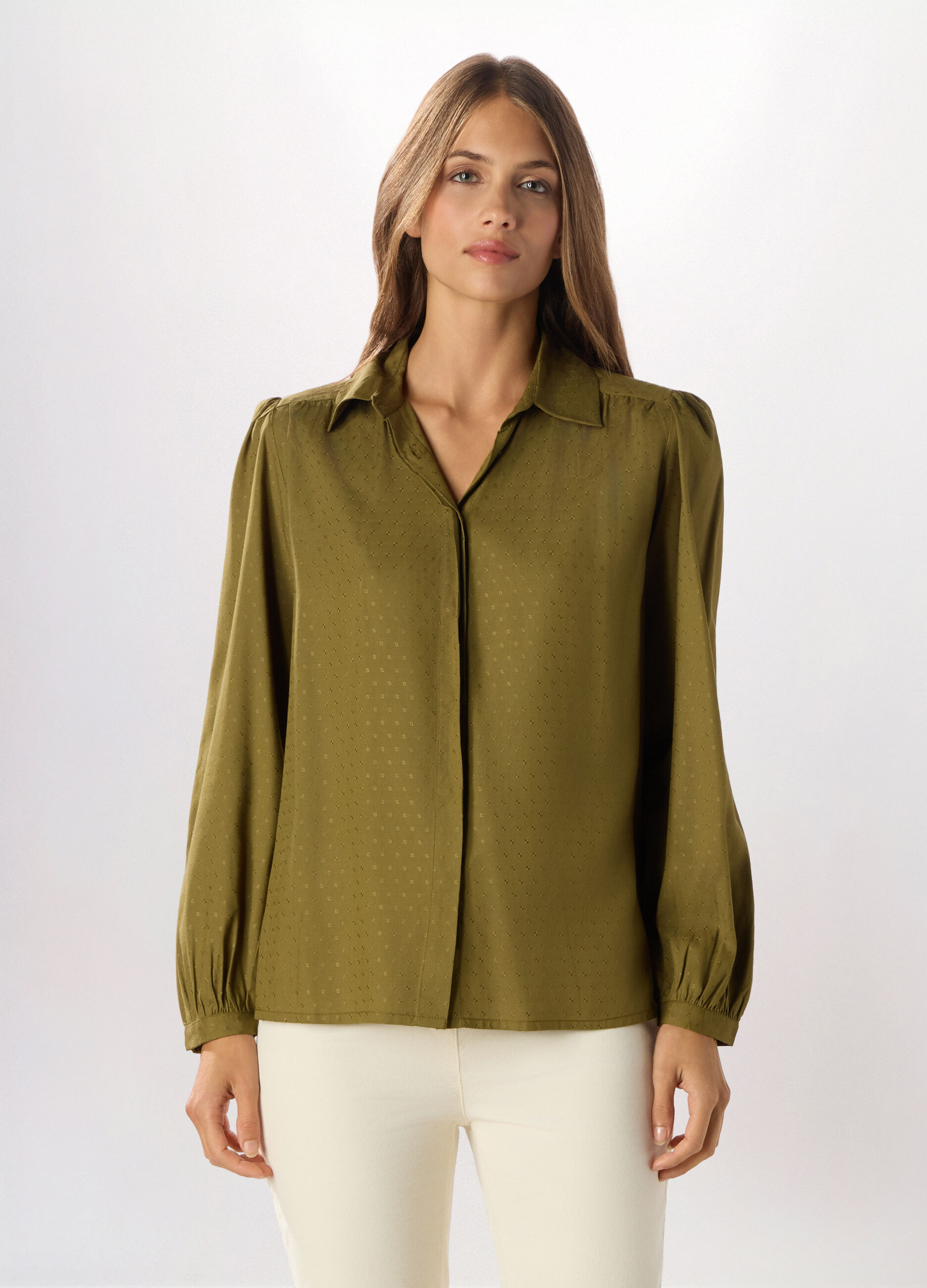 Camicia in pura viscosa donna_0