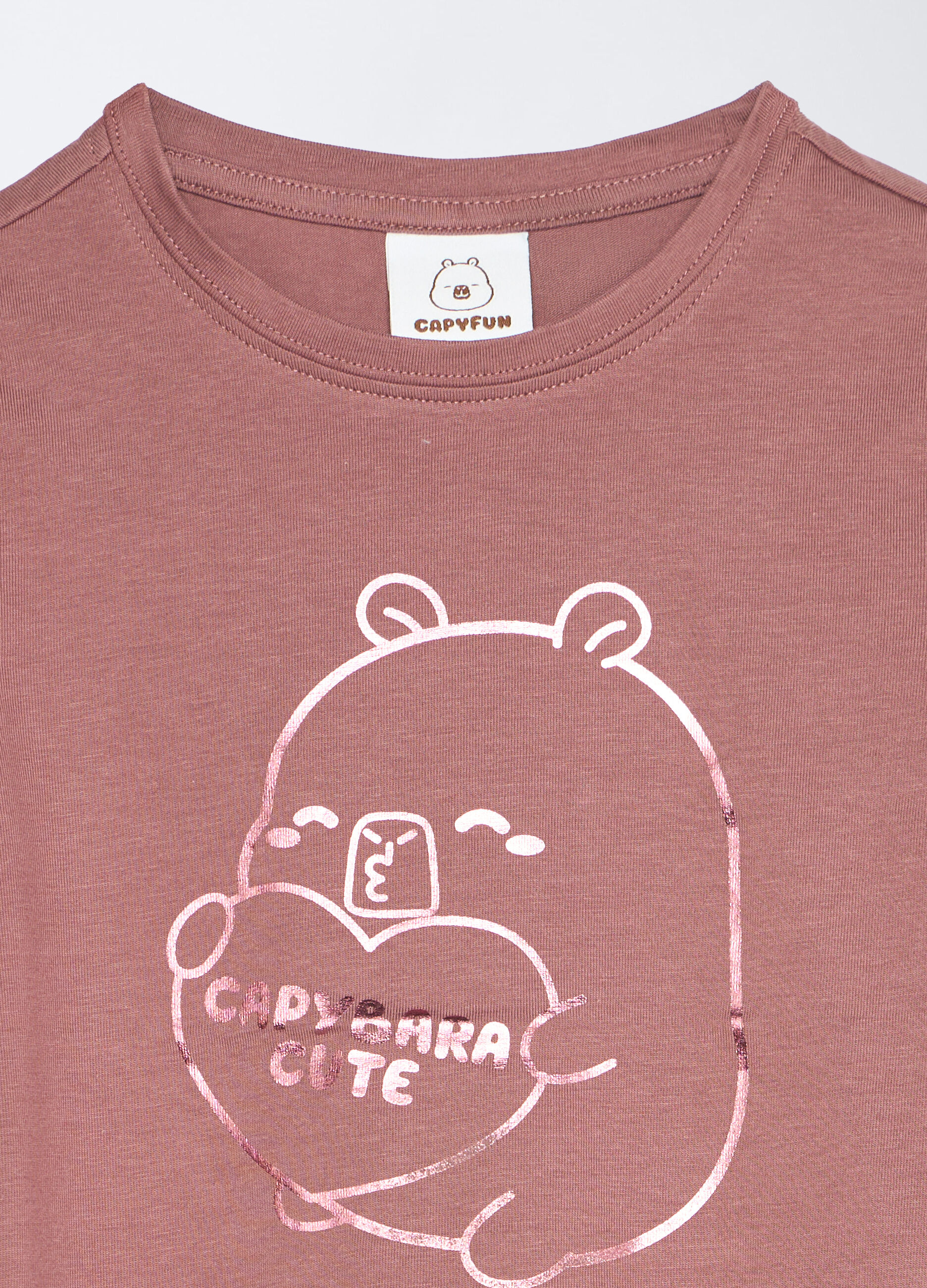 T-shirt in jersey di cotone stretch bambina_2