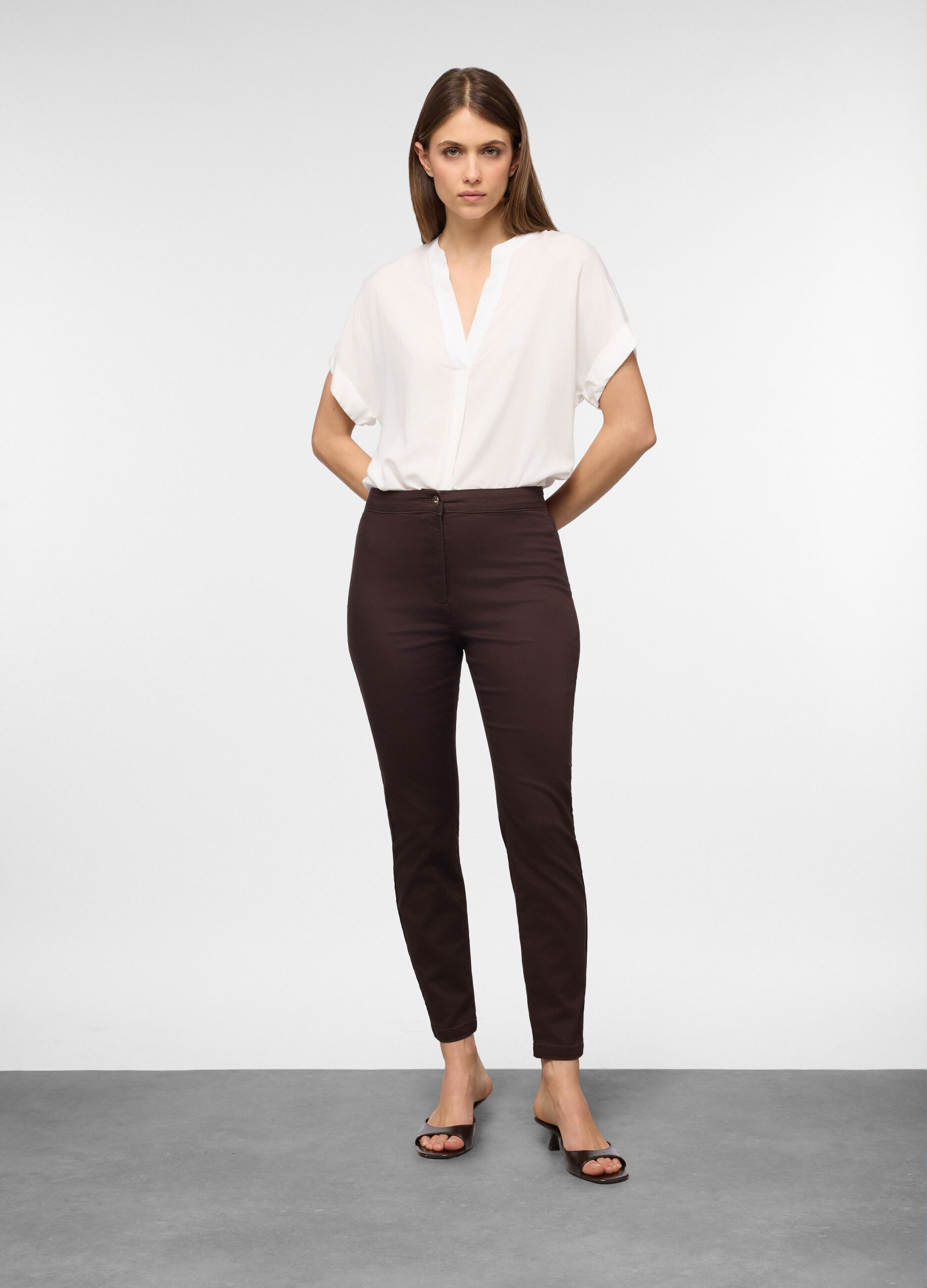 Treggings slim fit donna