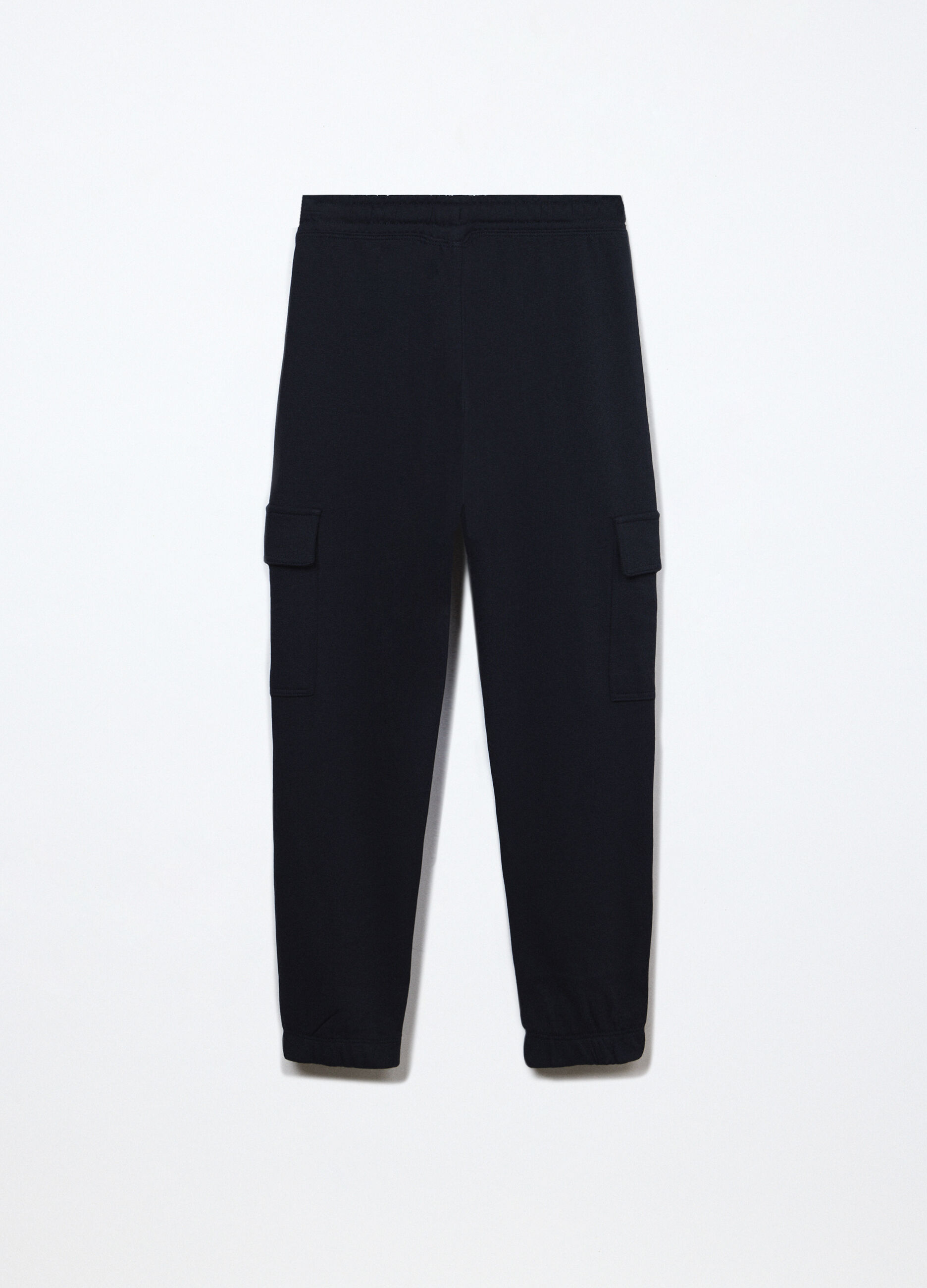 Jogger cargo in french terry di puro cotone ragazzo_1